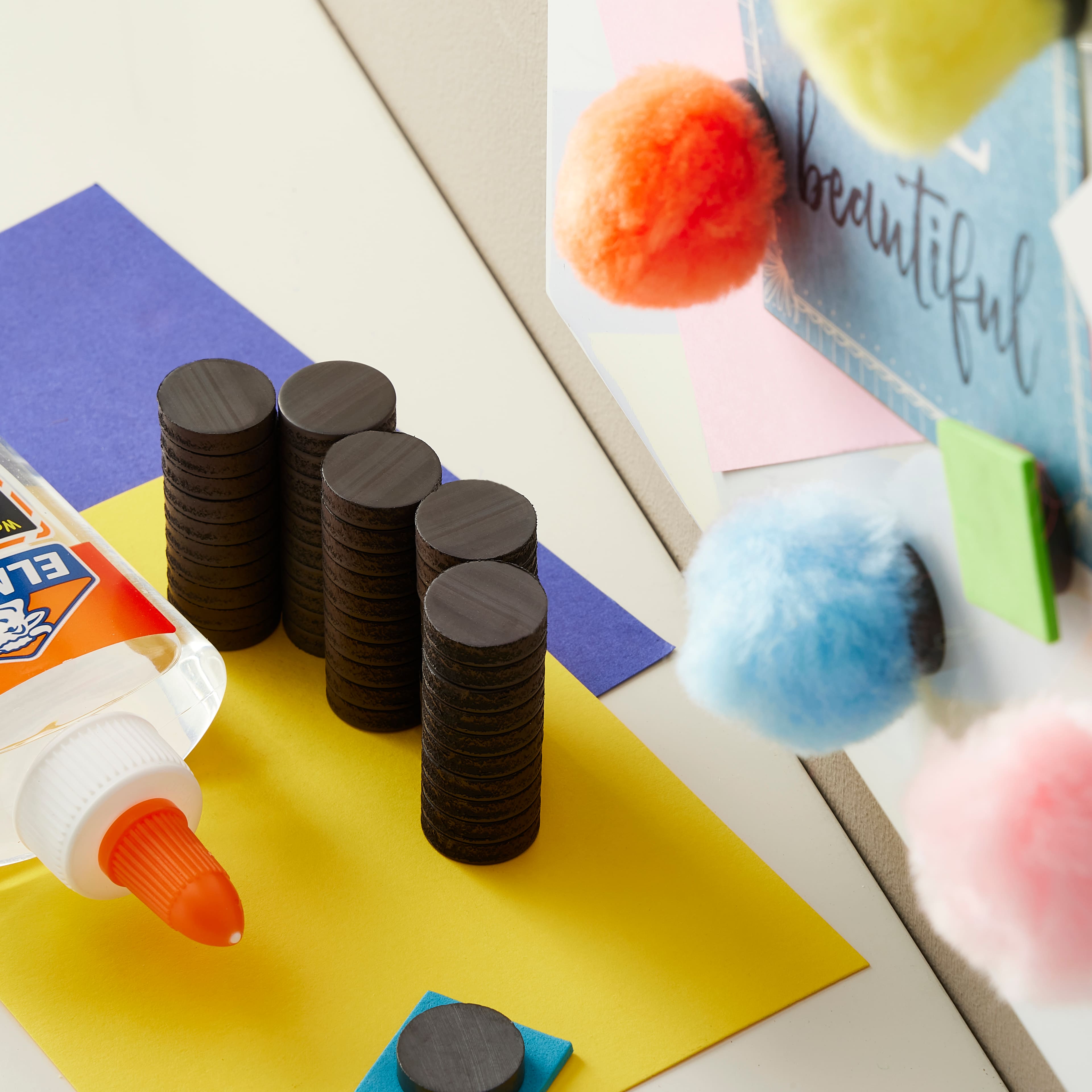 12 Packs: 50 ct. (600 total) ProMAG® Button Magnets, 3/4"