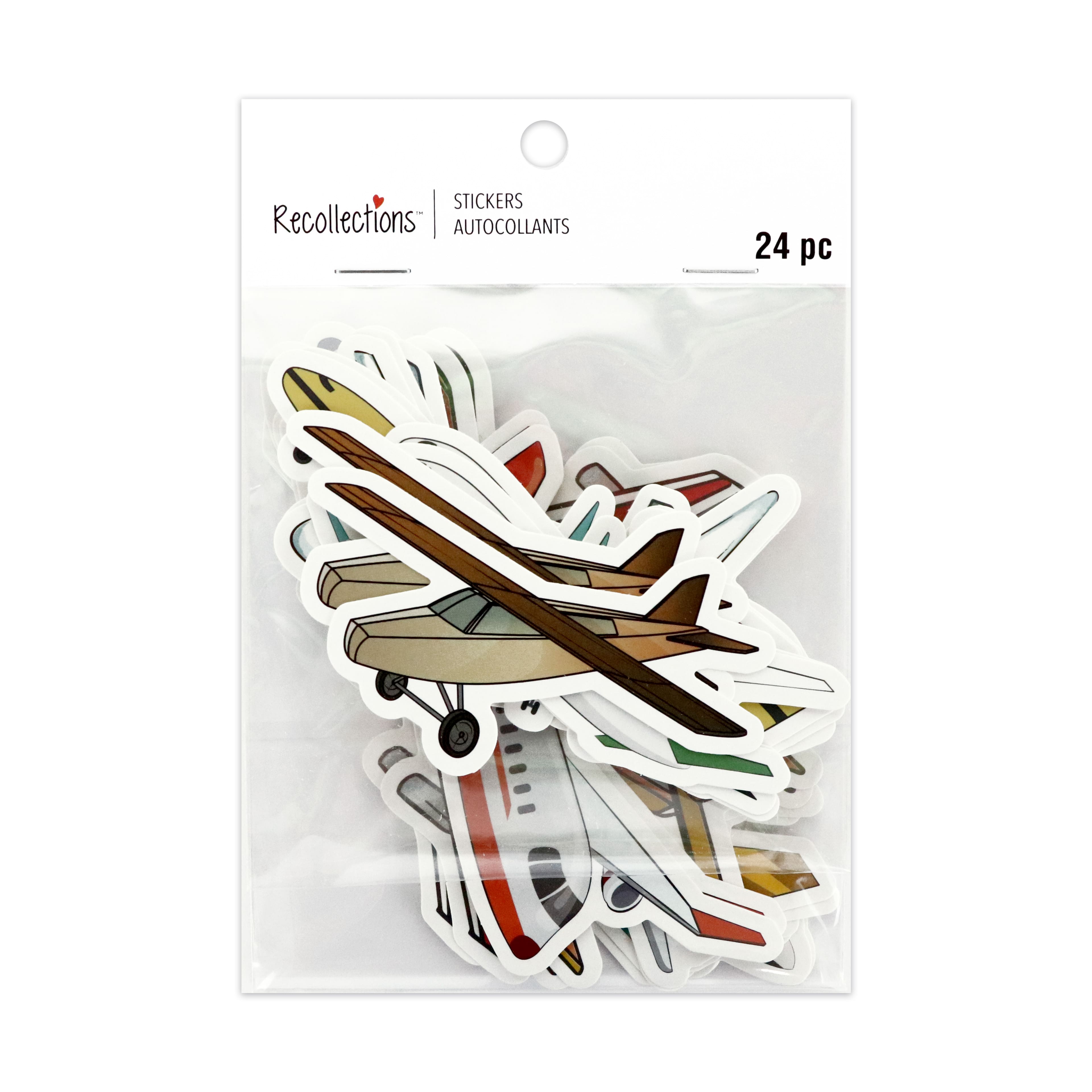 Die Cut Airplane Stickers by Recollections™
