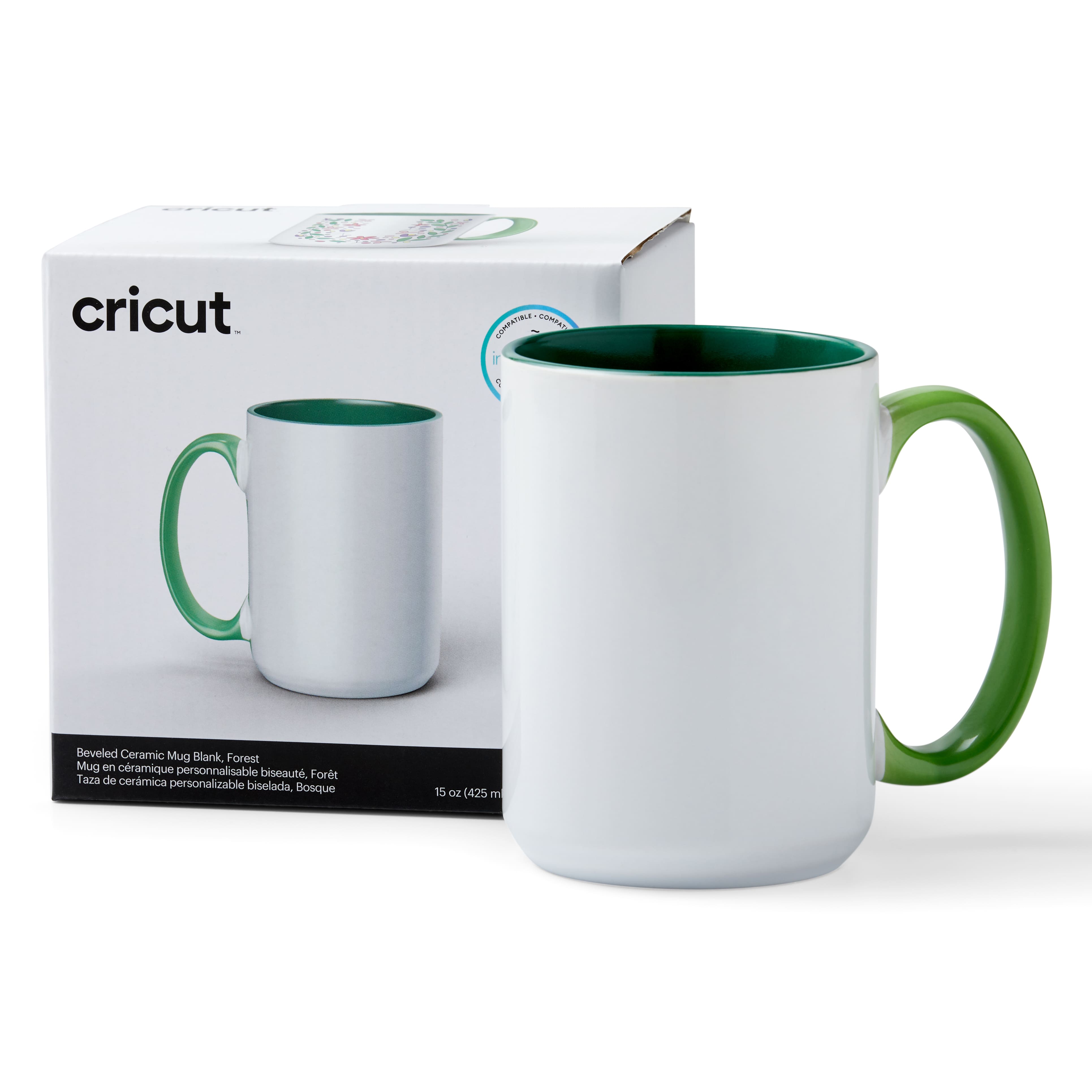 Cricut&#xAE; 15oz. Beveled Ceramic Mug Blank