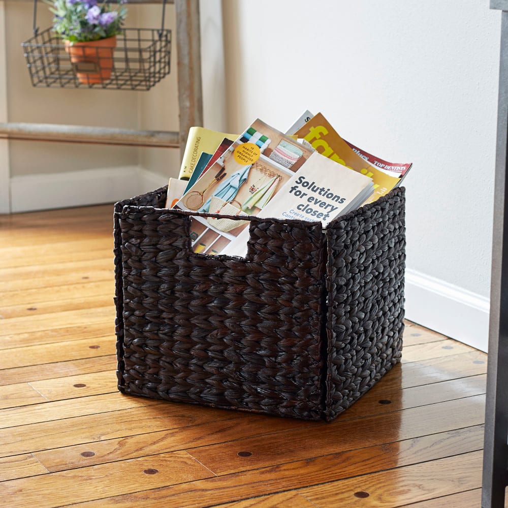 Household Essentials 13&#x22; Household Essentials Foldable Wicker Storage Bin