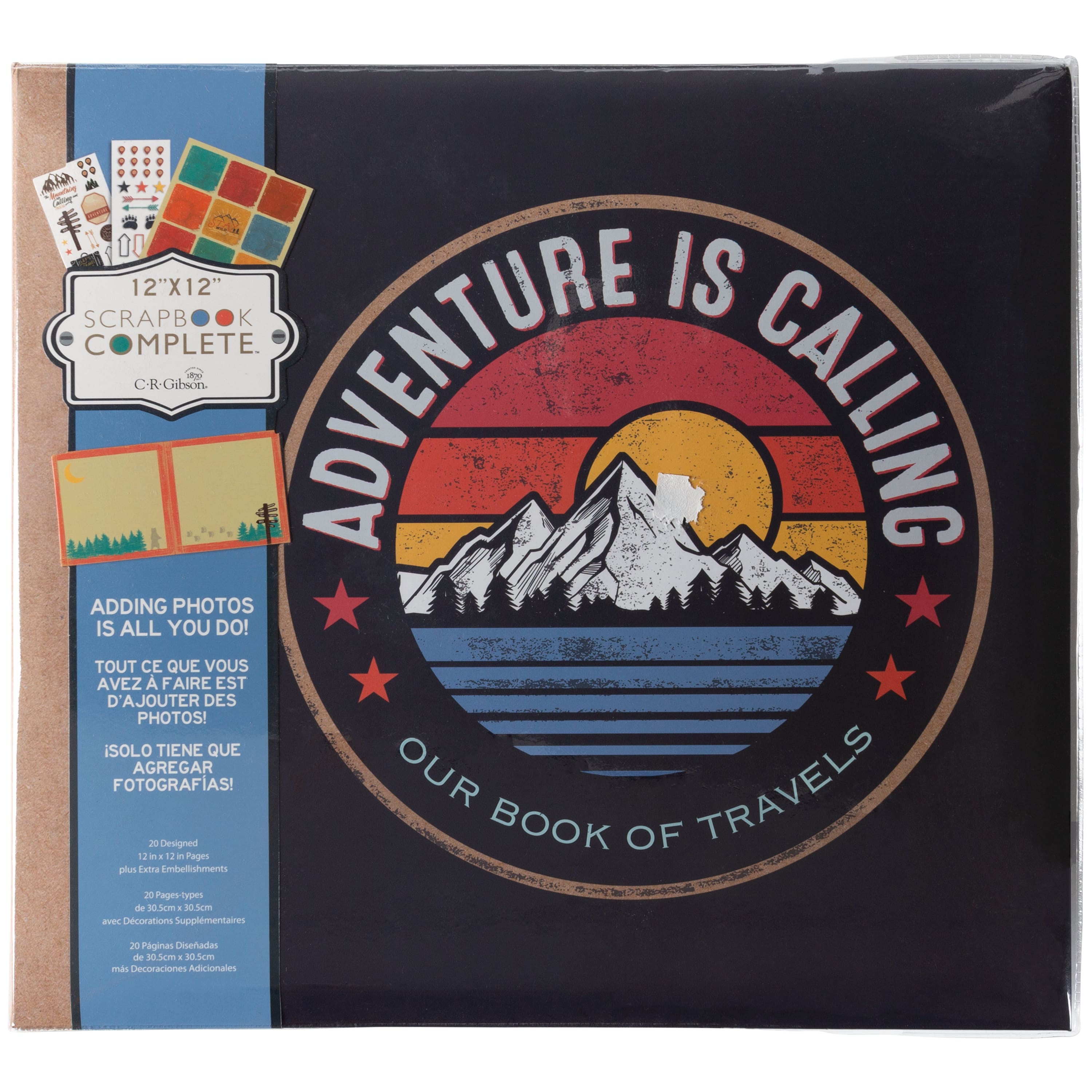 C.R. Gibson® Scrapbook Complete™ Adventure is Calling Album