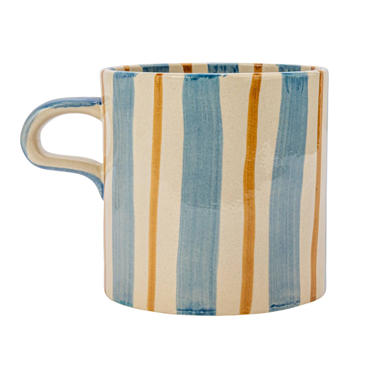 Hello Honey&#xAE; 5&#x22; Striped Stoneware Mug Set