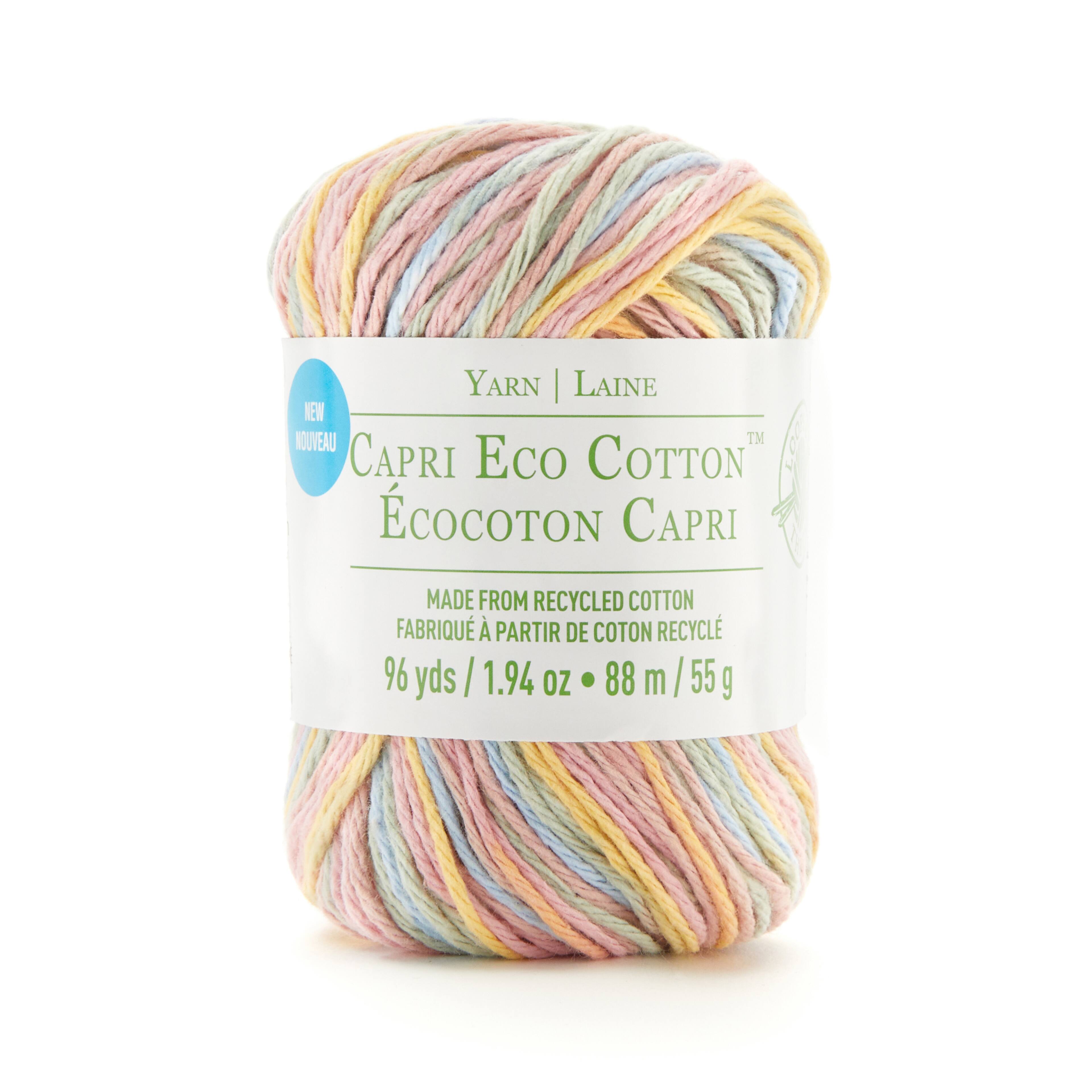 Capri Eco Cotton™ Multicolor Yarn by Loops & Threads® Michaels