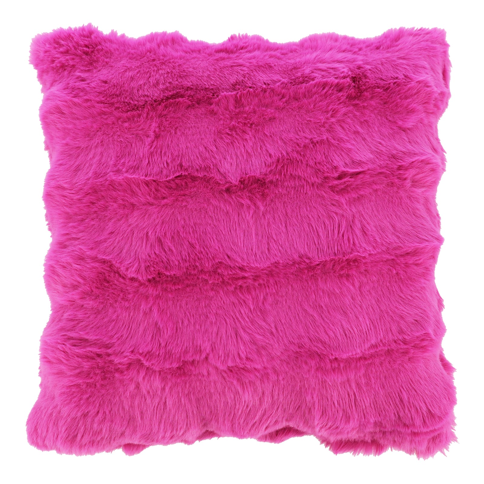18" x 18" Pink Fur Throw Pillow by Ashland®