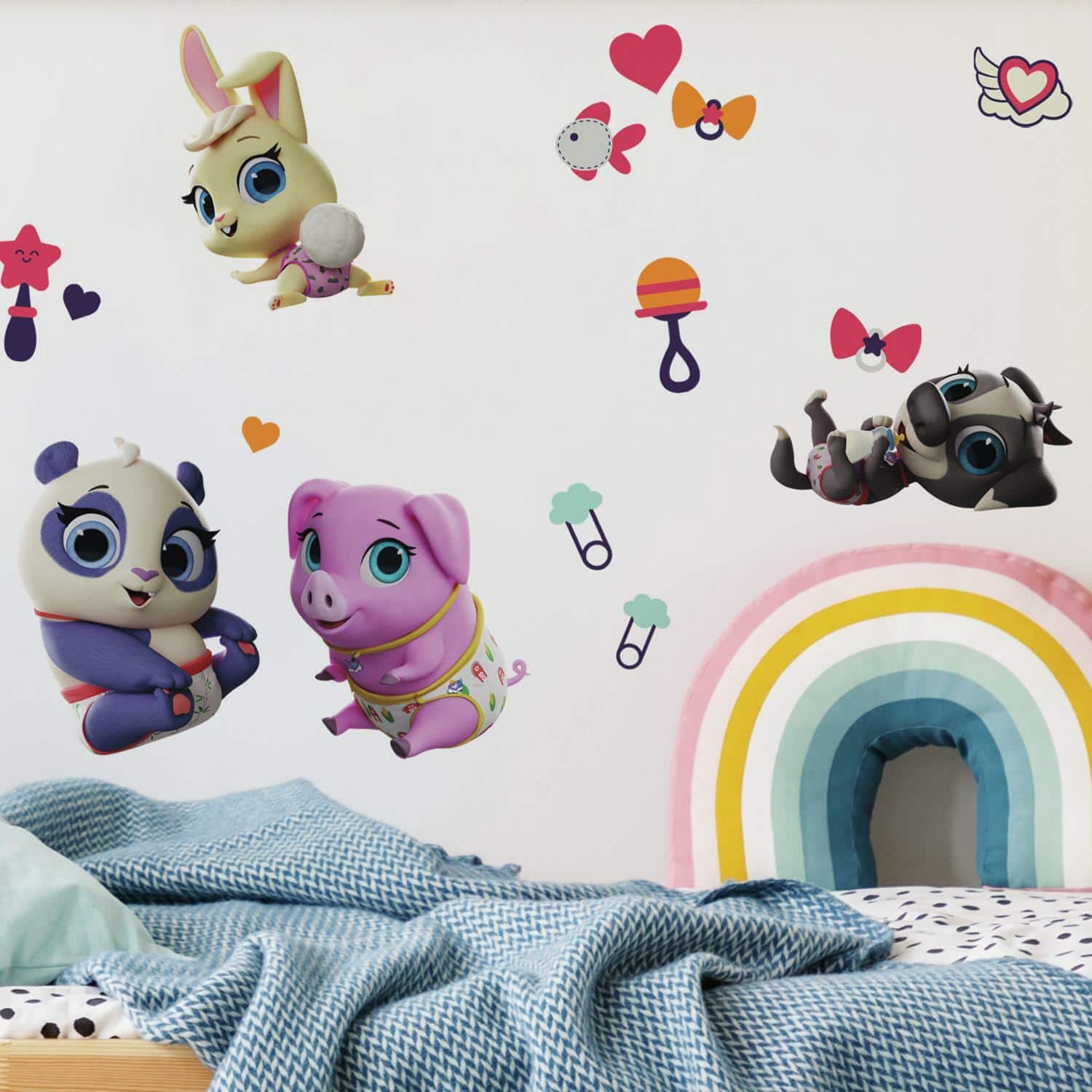 RoomMates Disney Junior T.O.T.S. Peel & Stick Wall Decals