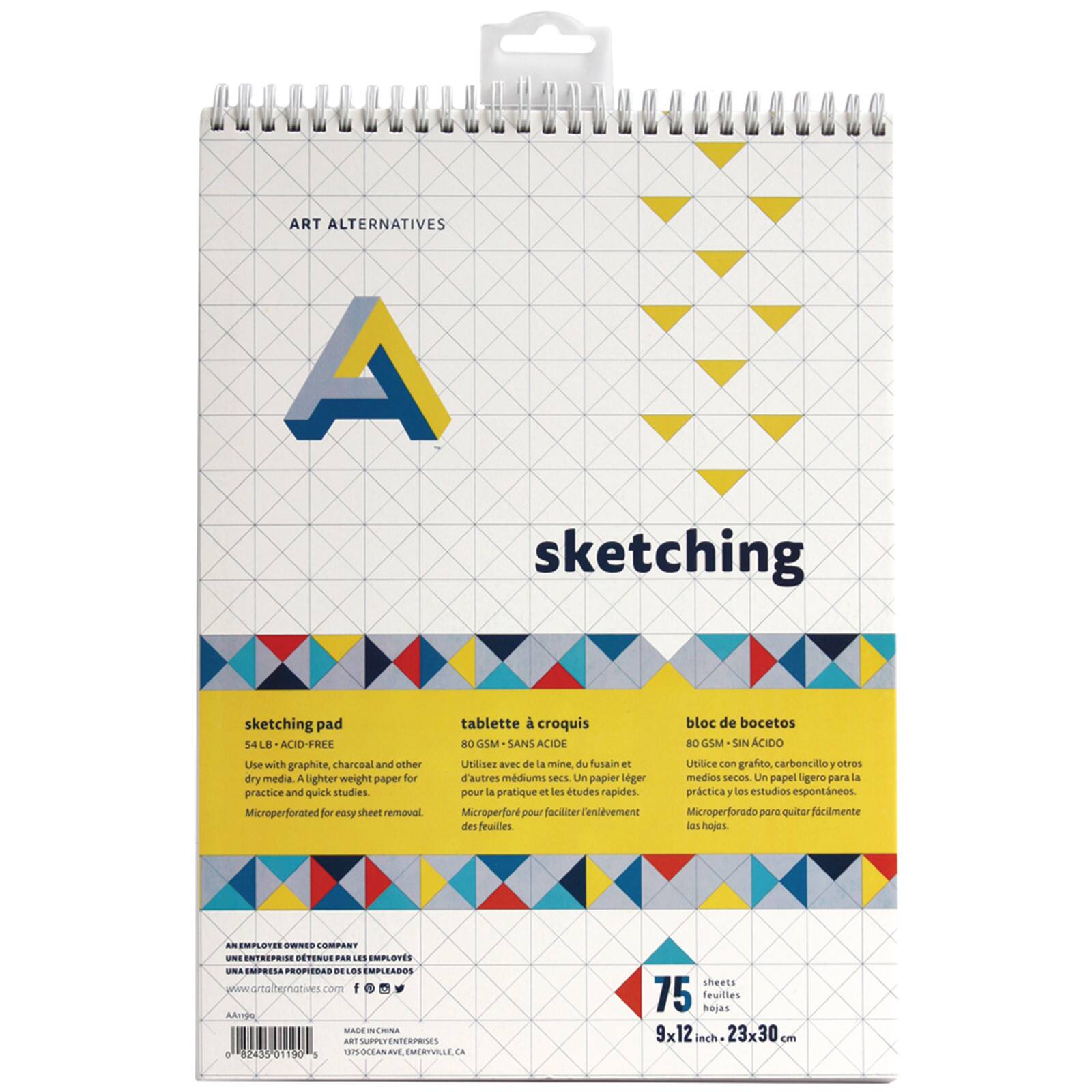 Art Alternatives Sketch Pad, 9&#x22; x 12&#x22;