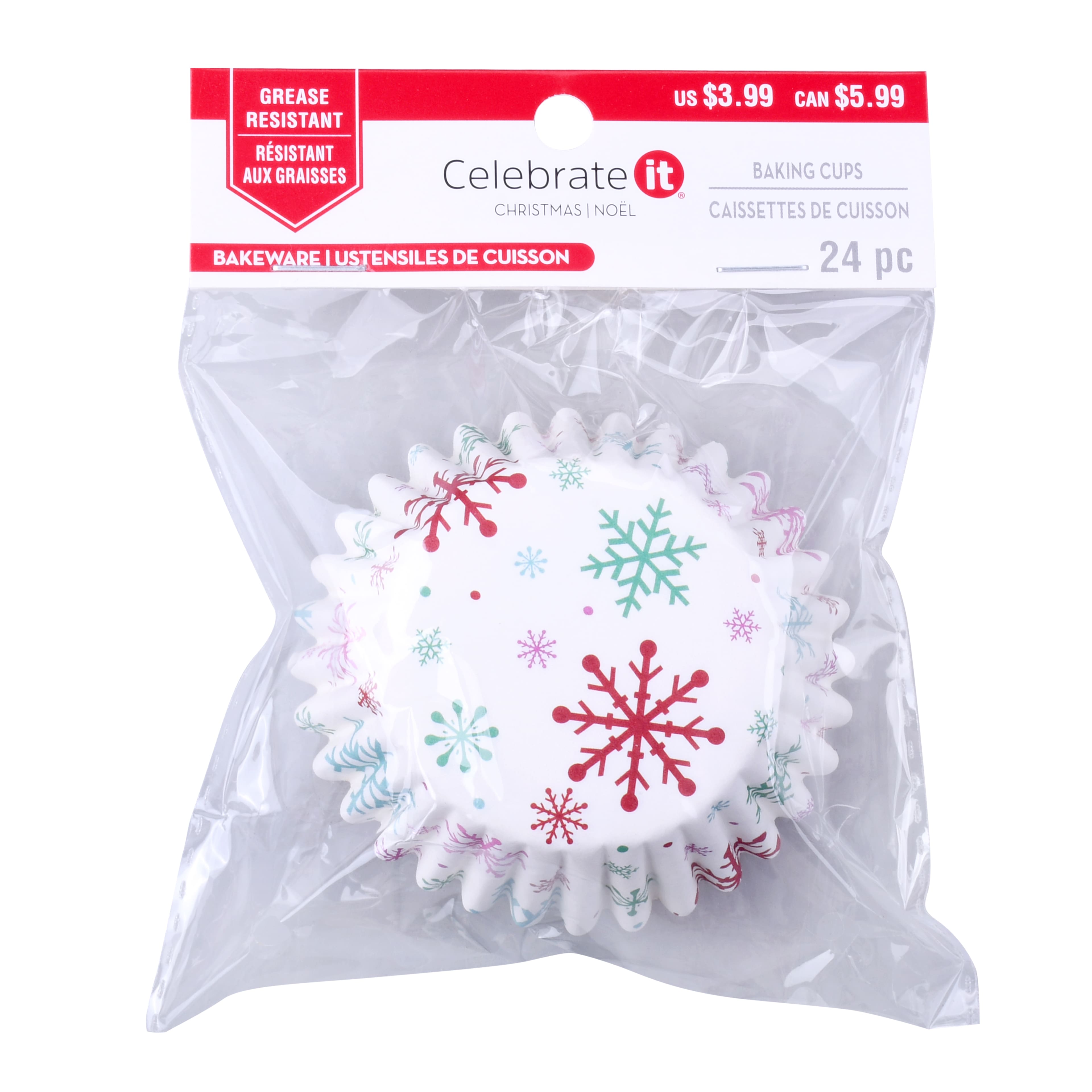 Snowflake Baking Cups, 24ct. by Celebrate It&#xAE;