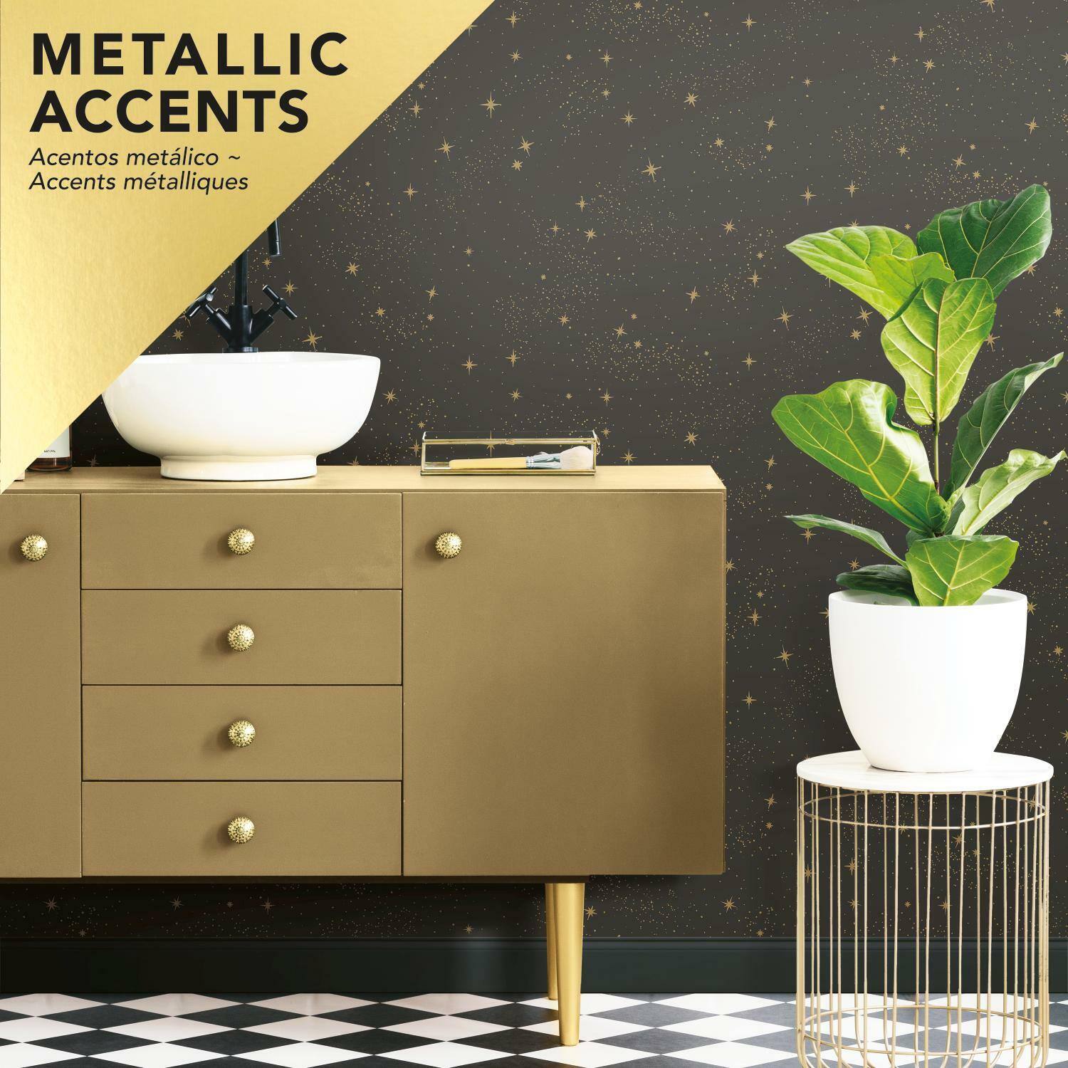 RoomMates Upon a Star Peel & Stick Wallpaper