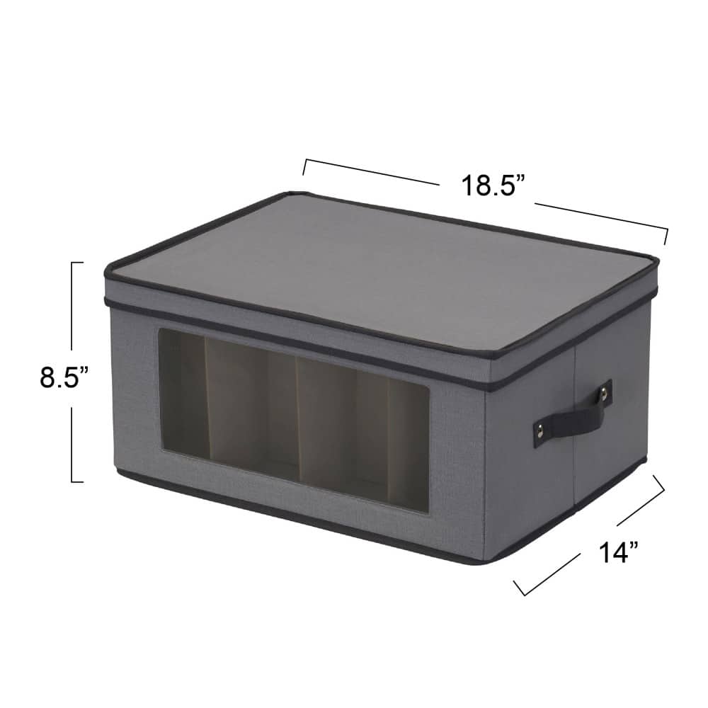 Household Essentials Stemware Storage Box