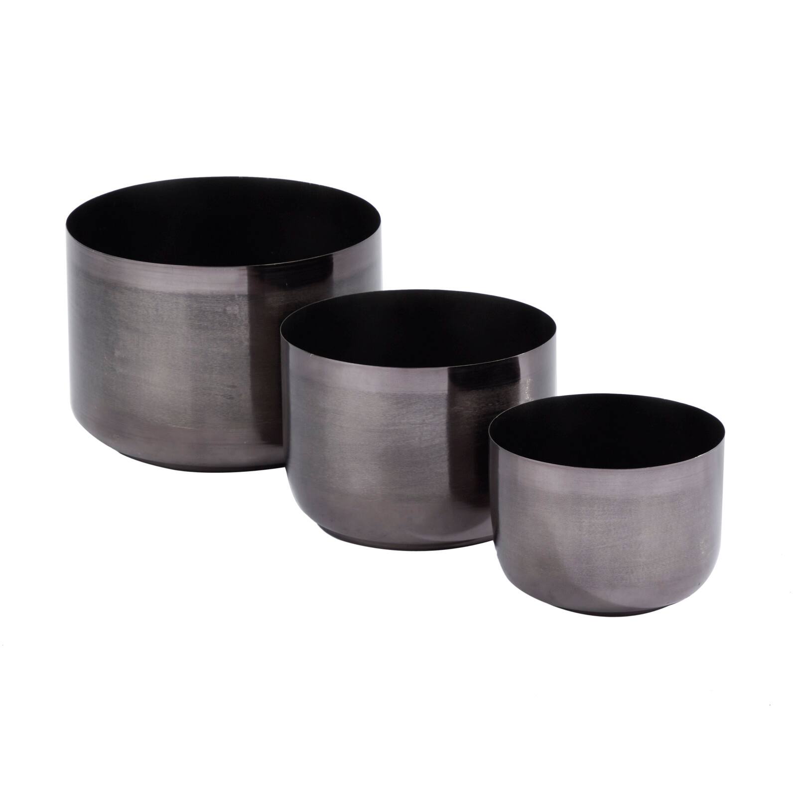 CosmoLiving by Cosmopolitan Iron Modern Planter Set