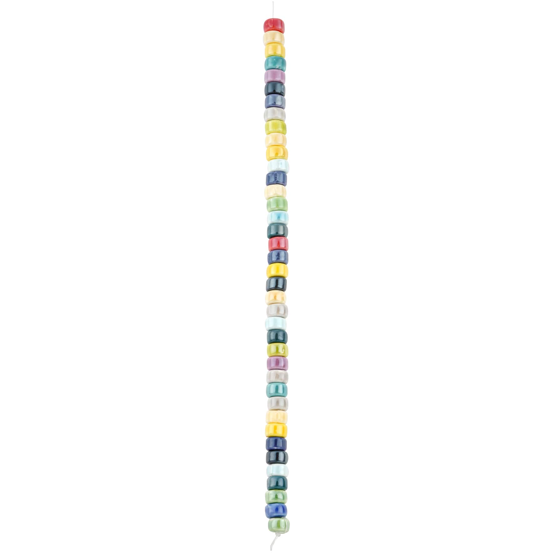 Multicolor Ceramic Heishi Beads, 6mm by Bead Landing&#x2122;