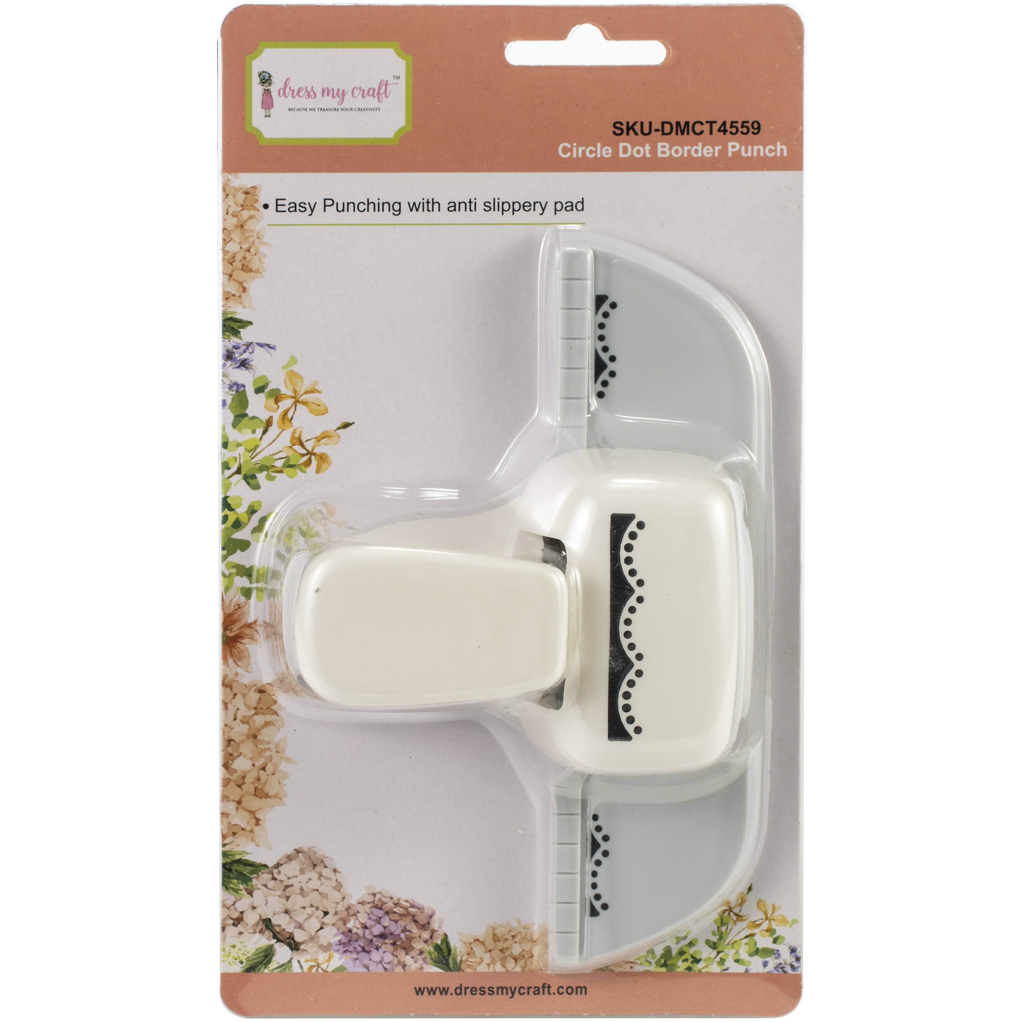 Dress My Craft® Circle Dot Border Punch | Michaels