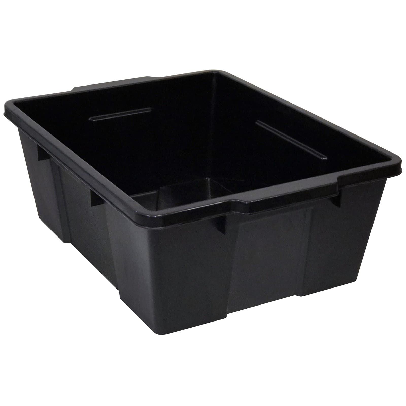 Quantum Storage Systems&#xAE; 21&#x22; x 15.875&#x22; x 7.75&#x22; Black Latch Container