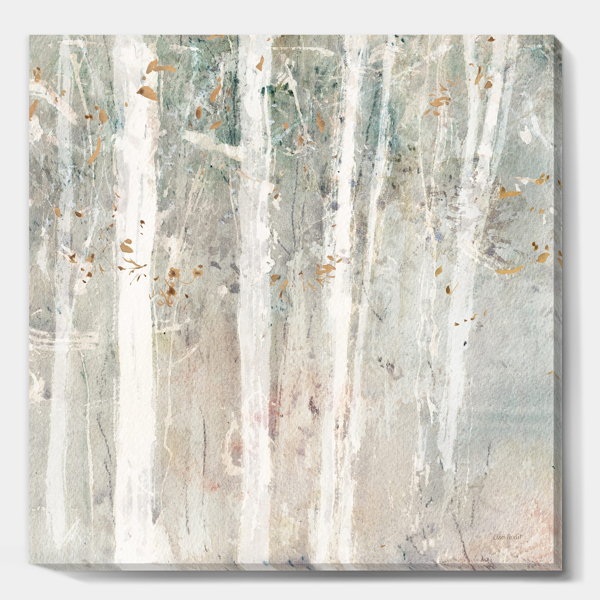 Designart - A Woodland Walk into the Forest V - Modern Farmhouse Gallery-wrapped Canvas