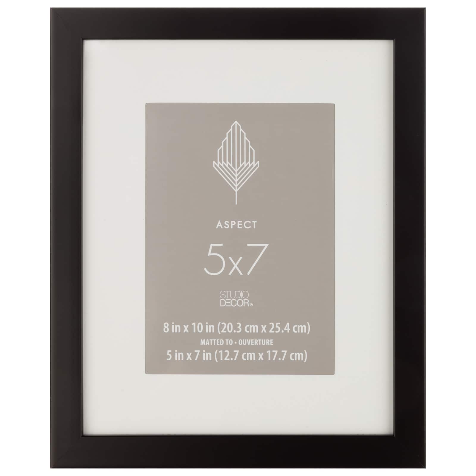 12 Pack: Black Frame With Mat, Aspect by Studio Décor®