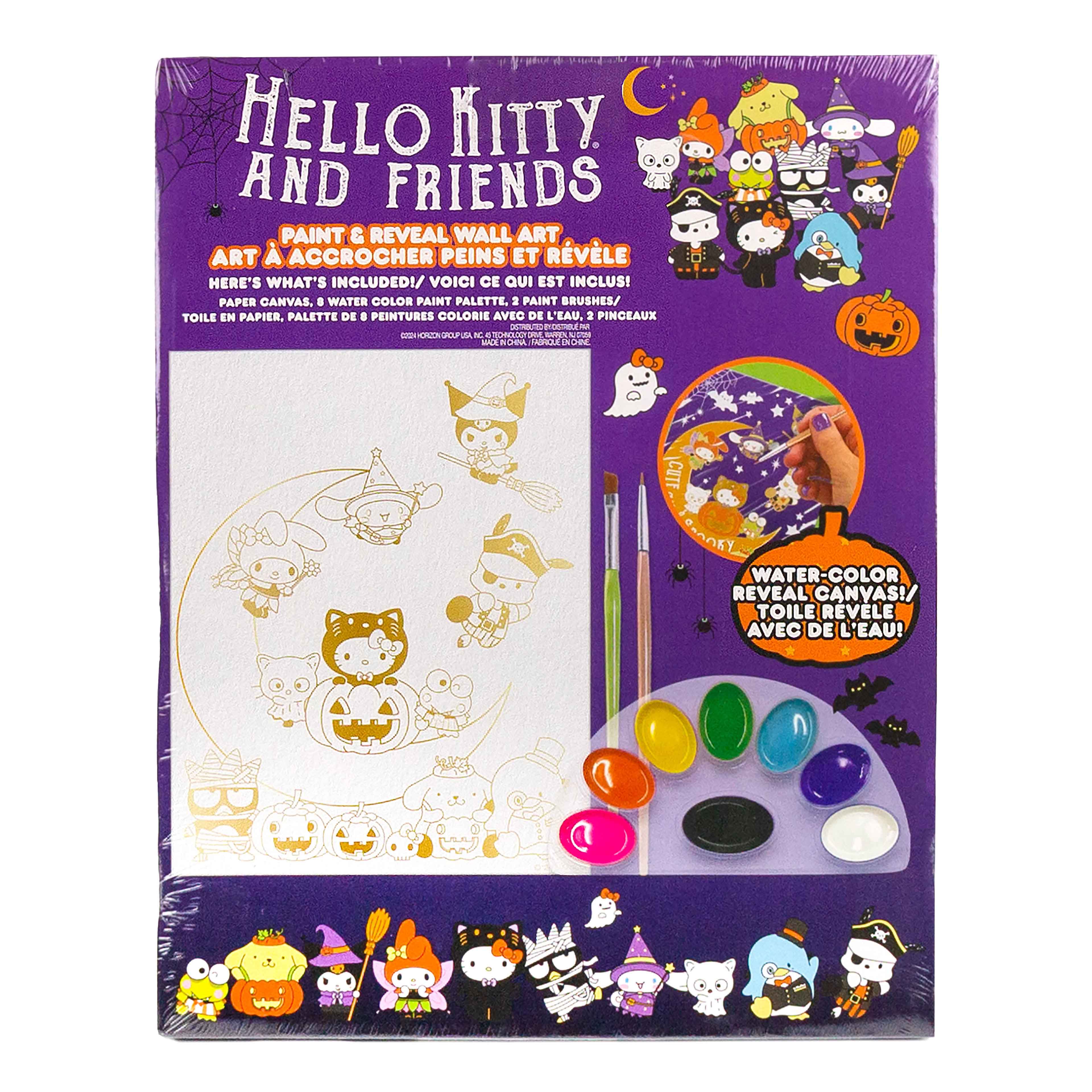 Hello Kitty&#xAE; &#x26; Friends Paint &#x26; Reveal Wall Art Kit