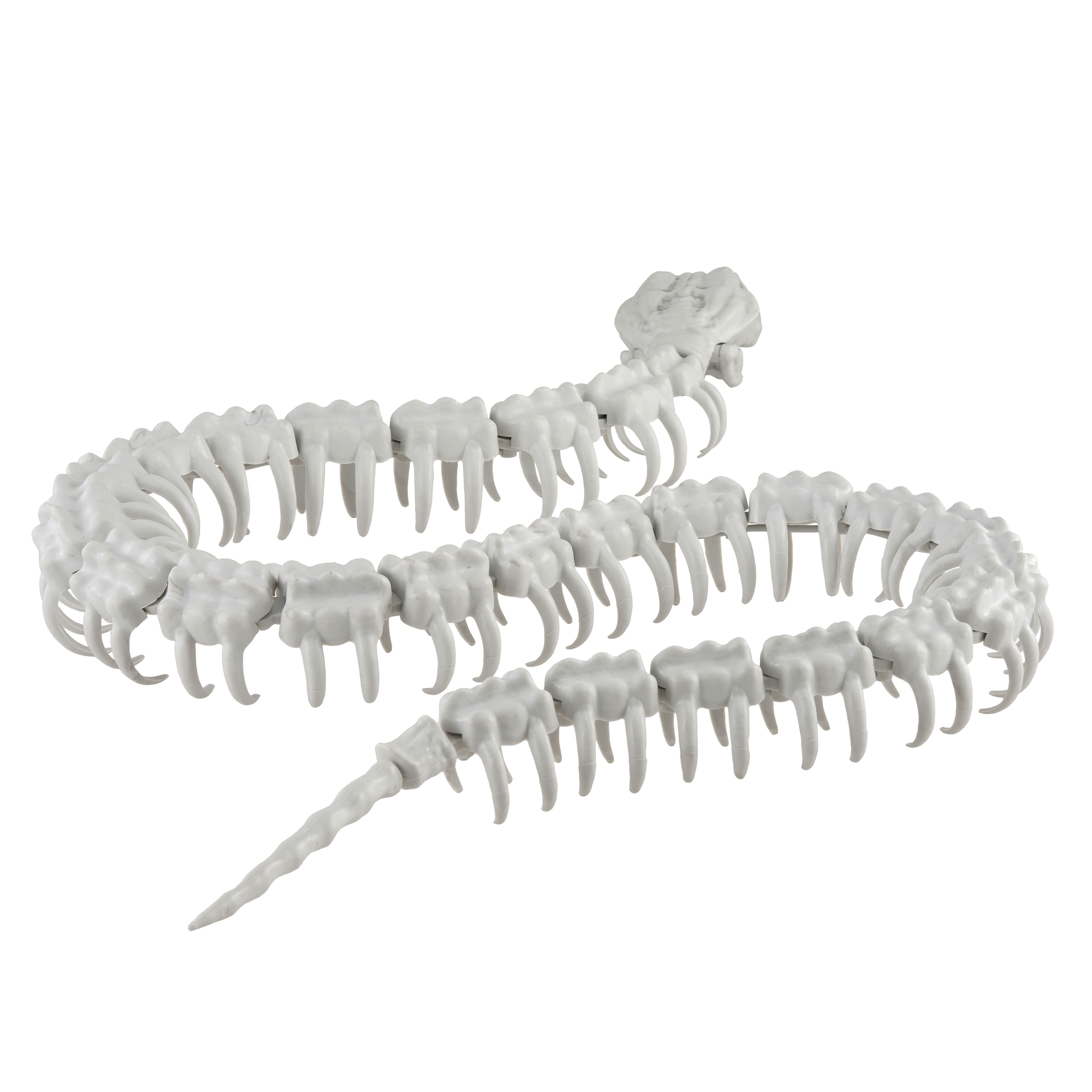 4.7ft. Sound Activated Snake Skeleton with Red Light-Up Eyes by Ashland&#xAE;