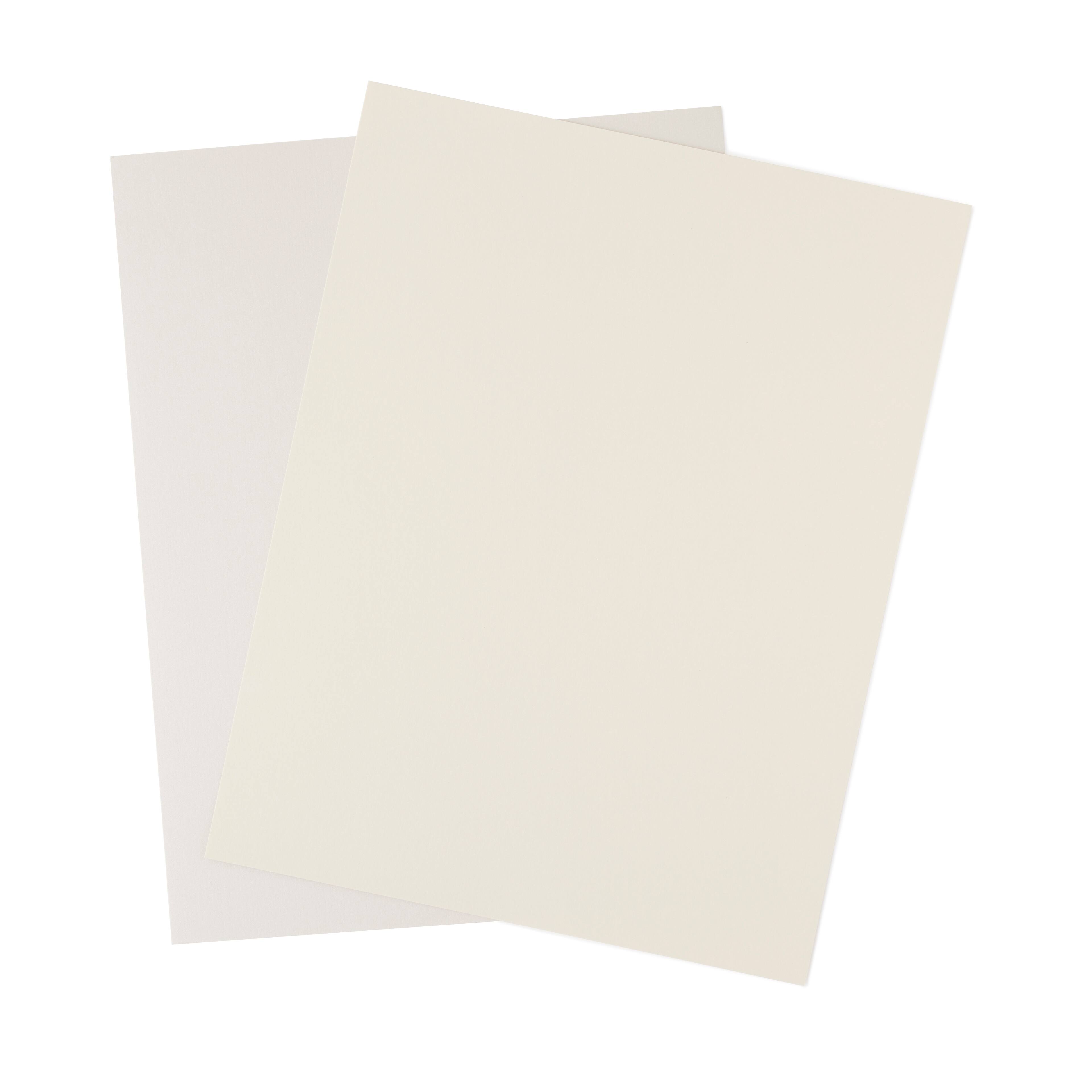 18 Packs: 100 ct. (1,800 total) Signature&#x2122; Shimmer Silver &#x26; Champagne 8.5&#x22; x 11&#x22; Cardstock Paper by Recollections&#xAE;