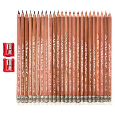 General's® Multi-Pastel® Pencil Set, 24 Count