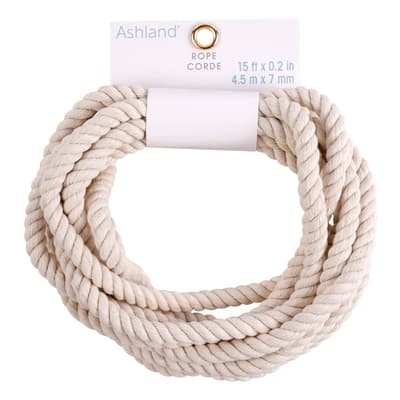 ASH ROPE IVORY 7MM X 15FT