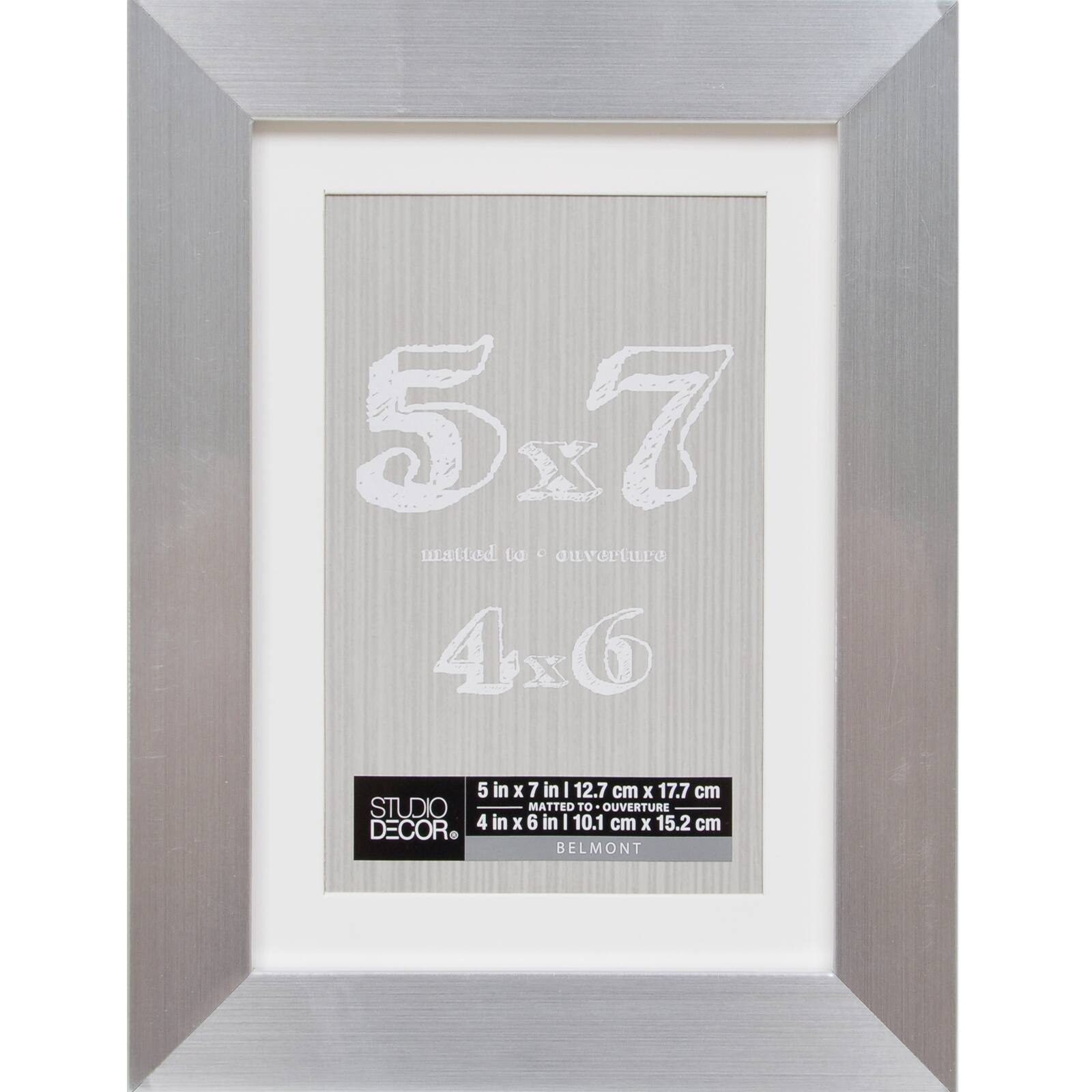 8 Pack Silver Frame with Mat, Belmont by Studio Décor® Michaels