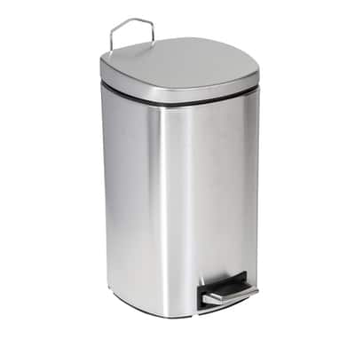 Honey Can Do 12-Liter Stainless Steel Step Trash Can | Michaels