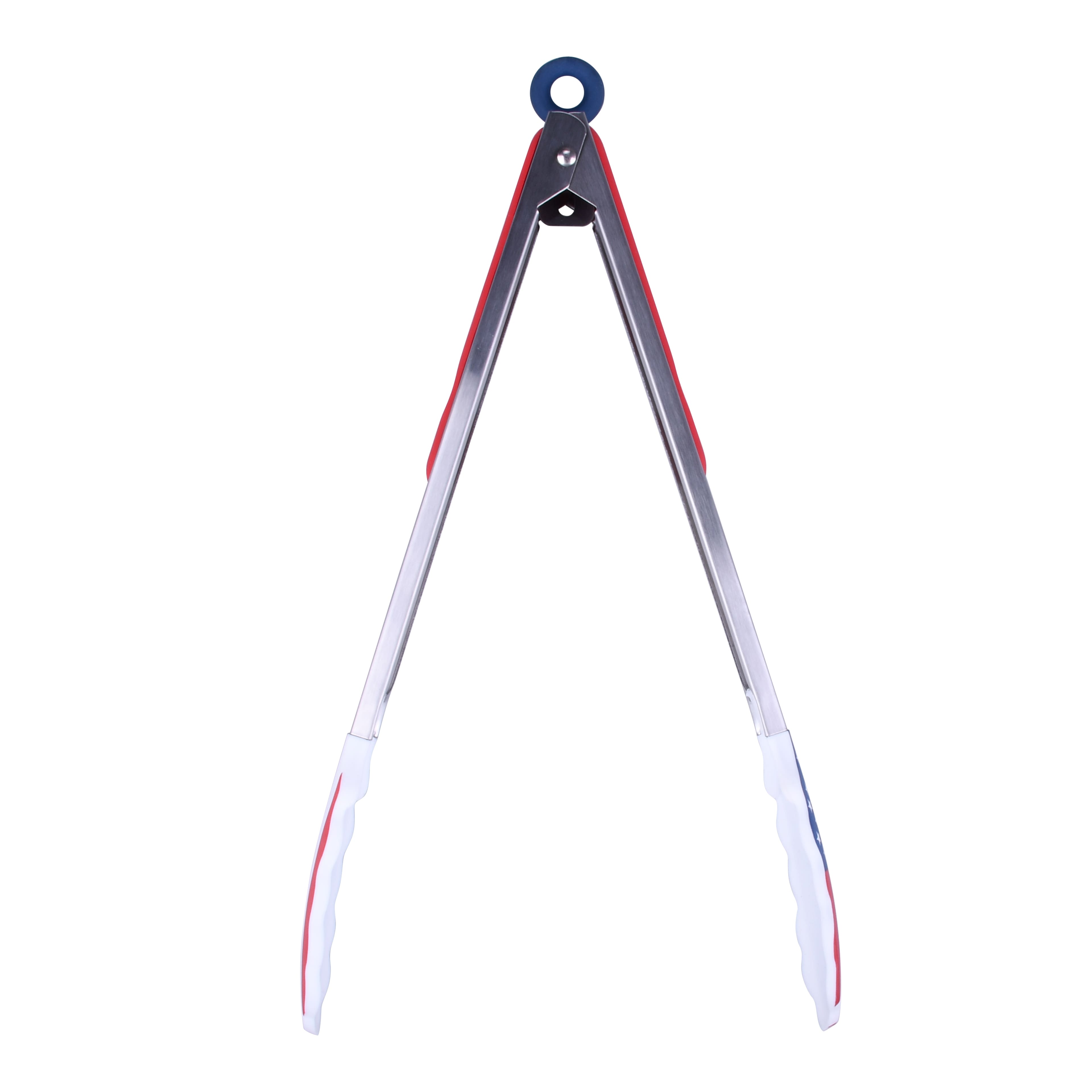 12&#x22; Red, White &#x26; Blue Tongs by Celebrate It&#xAE;