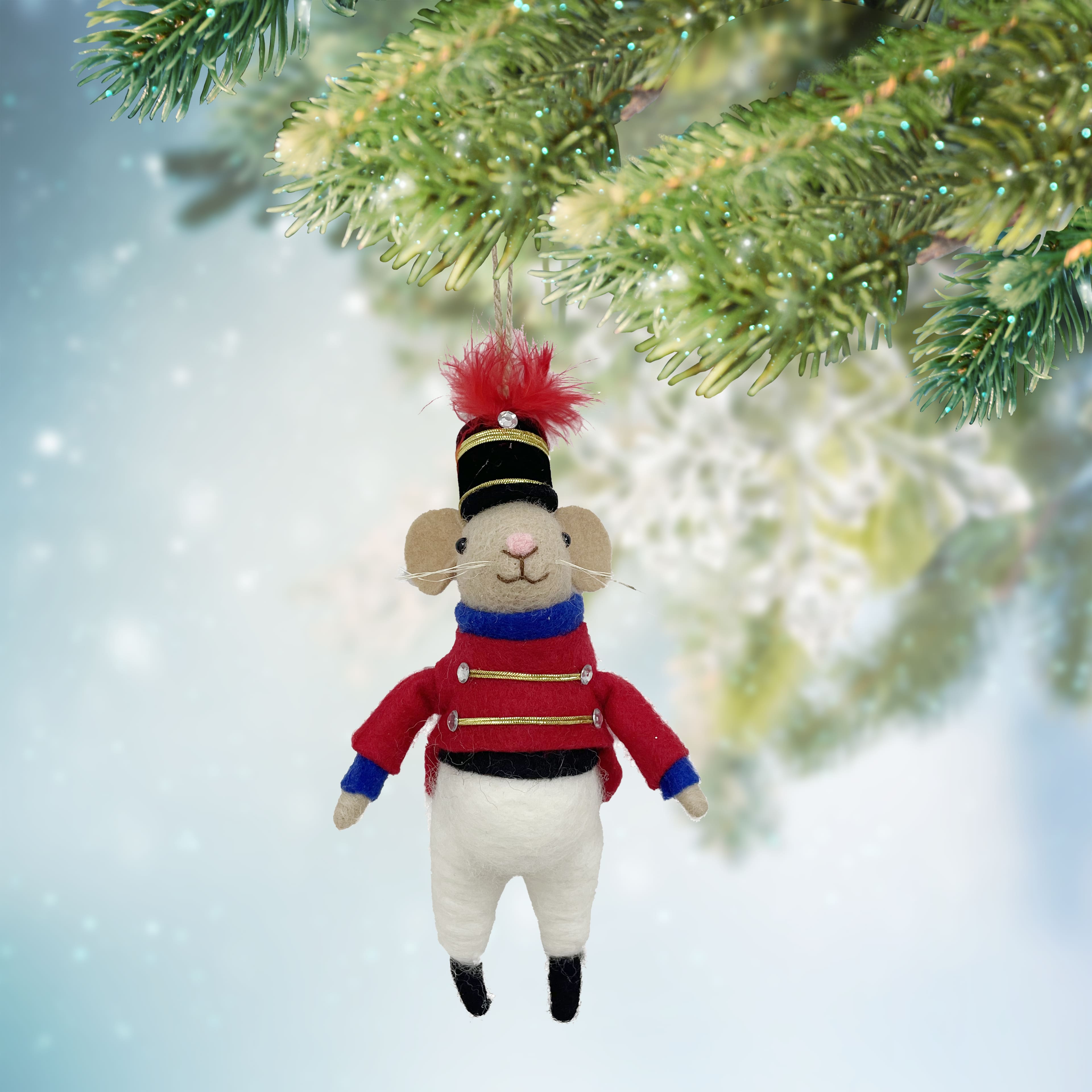 Christmas Nutcracker Mouse Felt Ornament by Ashland&#xAE;