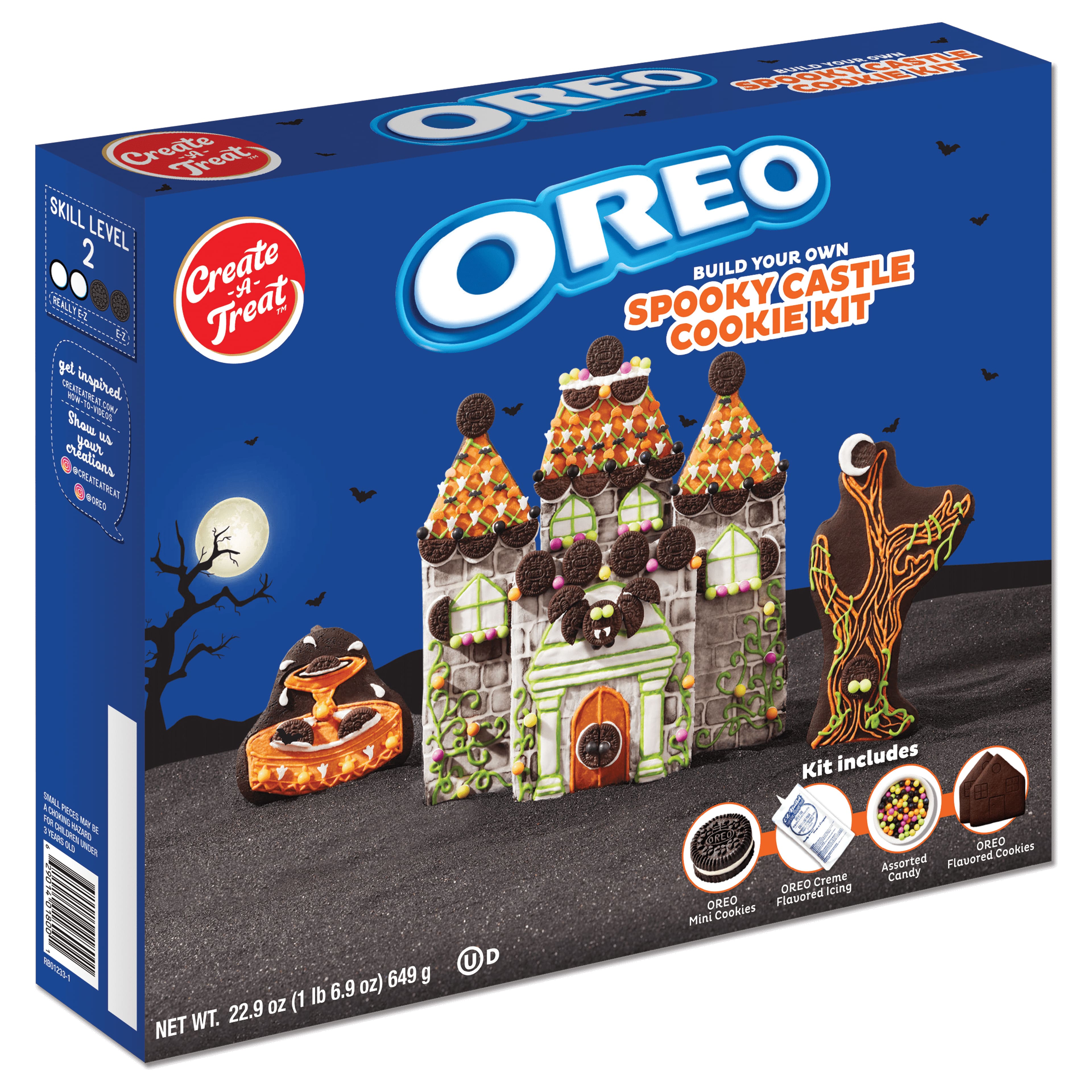 Create-A-Treat™ Oreo Build Your Own Spooky Castle Cookie Kit
