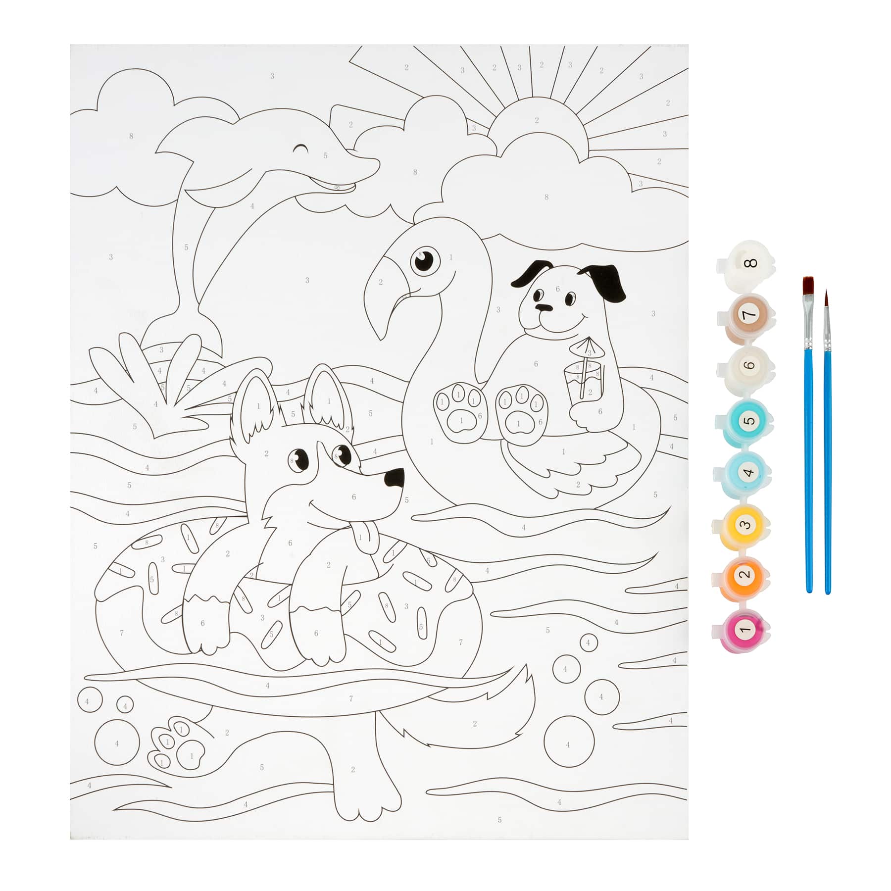 Ocean Fun Paint by Number Kit by Creatology&#x2122;