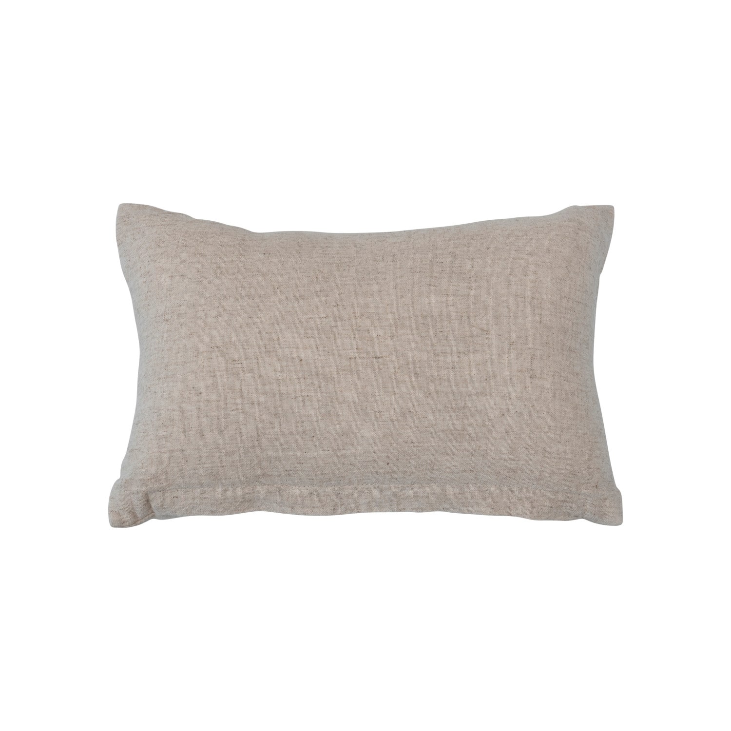 Hello Honey® Botanical Embroidery with French Knots Cotton & Linen Lumbar Pillow