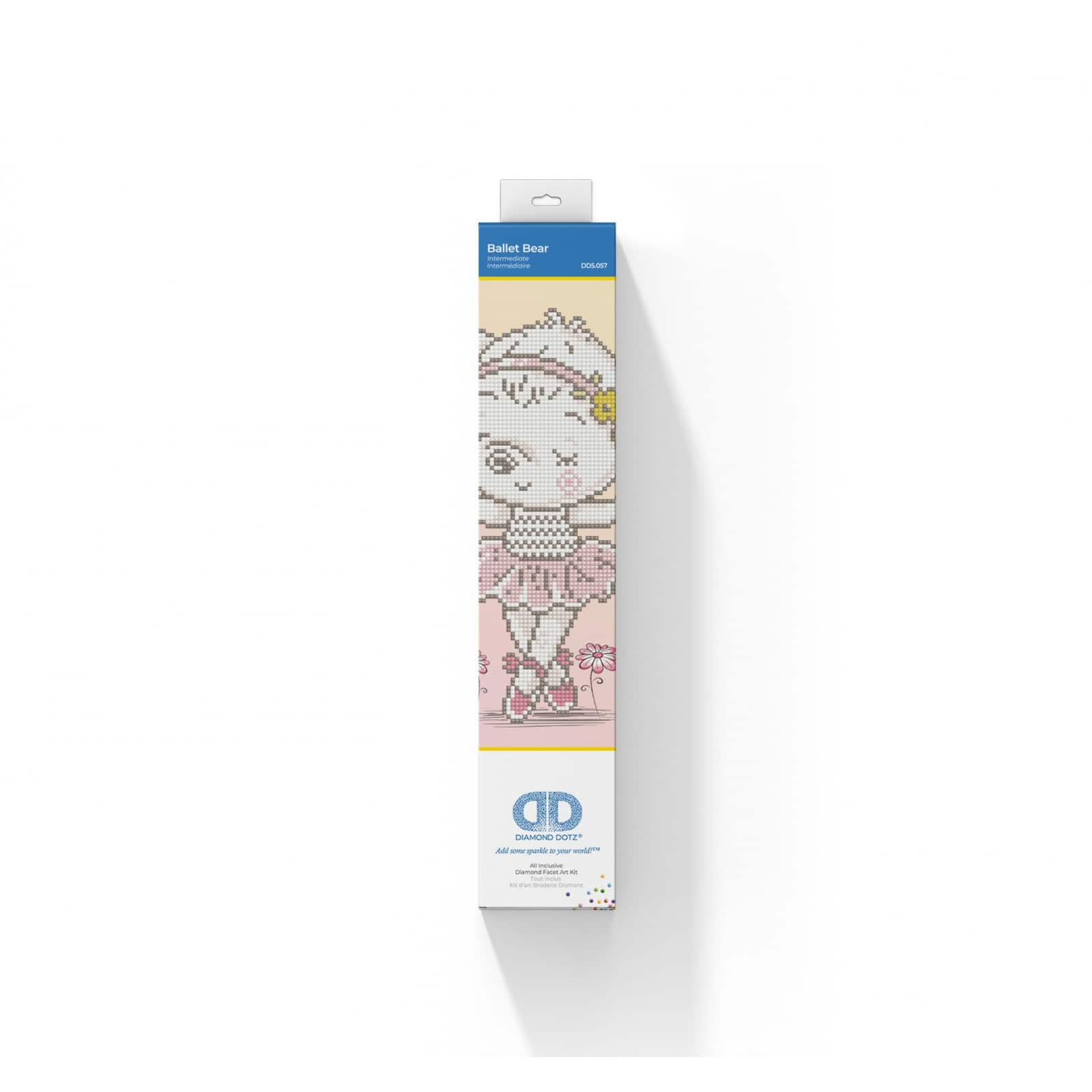 Diamond Dotz&#xAE; Intermediate Ballet Bear Diamond Facet Art Kit