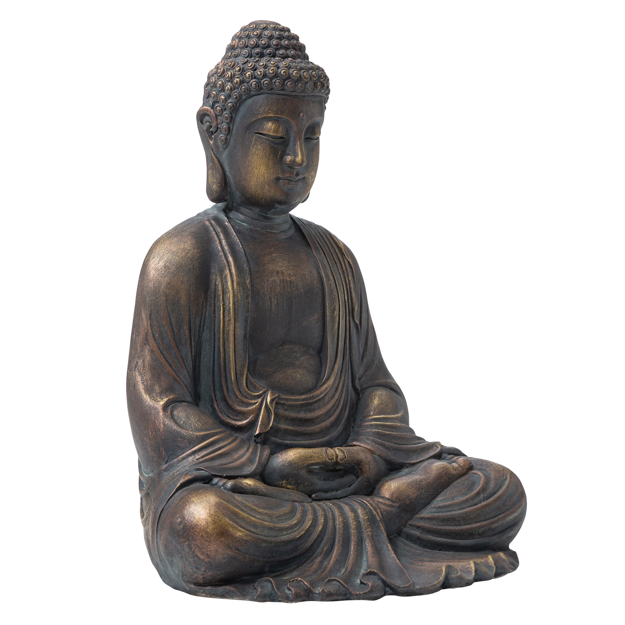 Glitzhome® 23" Meditating Buddha Statue