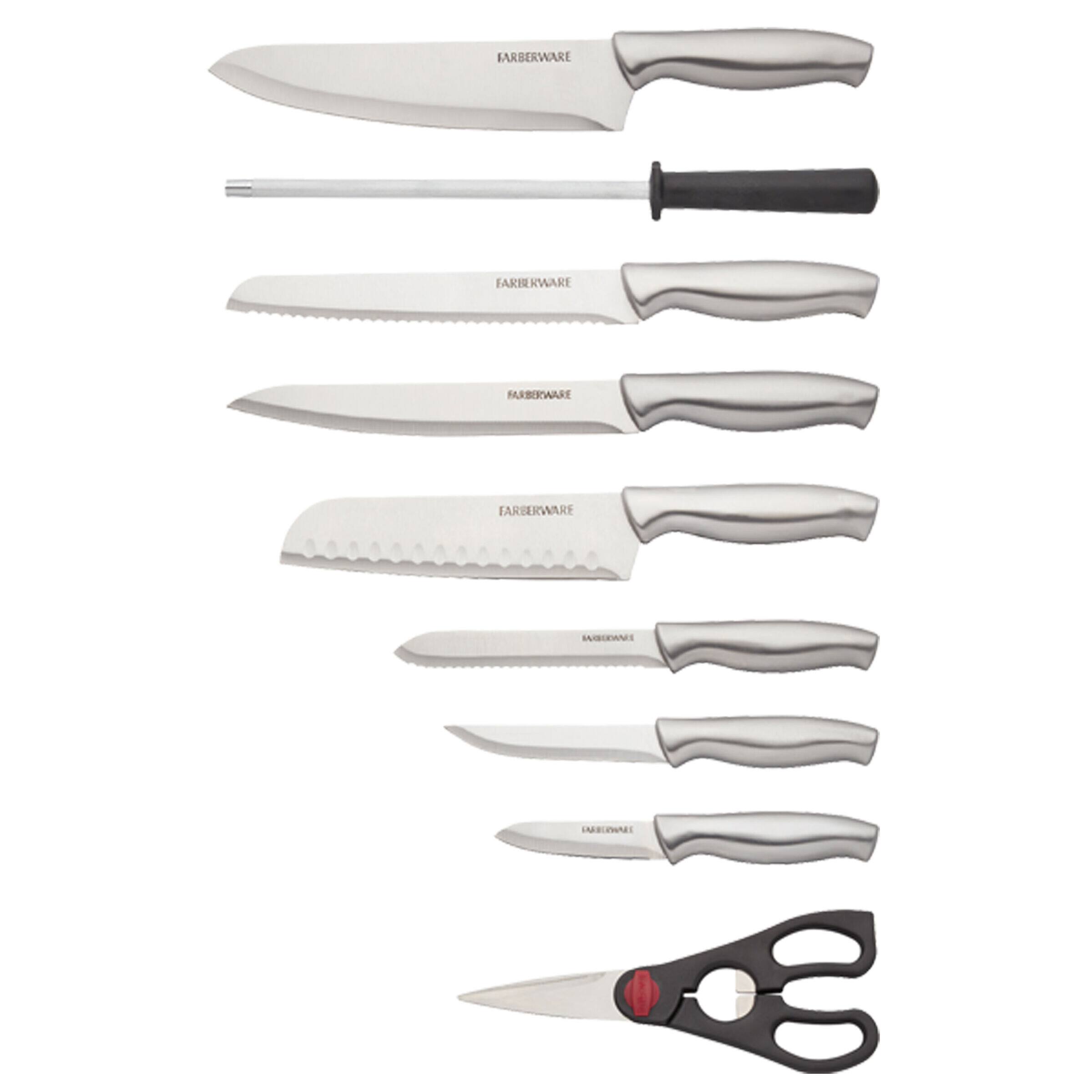 Farberware Stamped Stainless Steel 15-Piece Cutlery Set