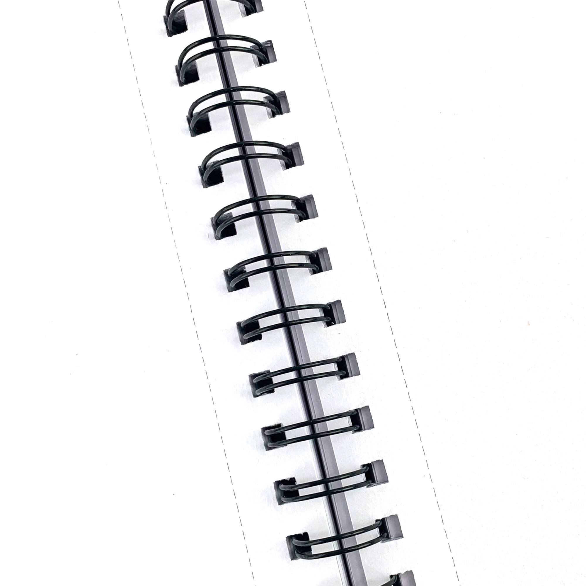 ArtSkills® Black Spiral Sketchbook with Perforated Pages, 6" x 9"