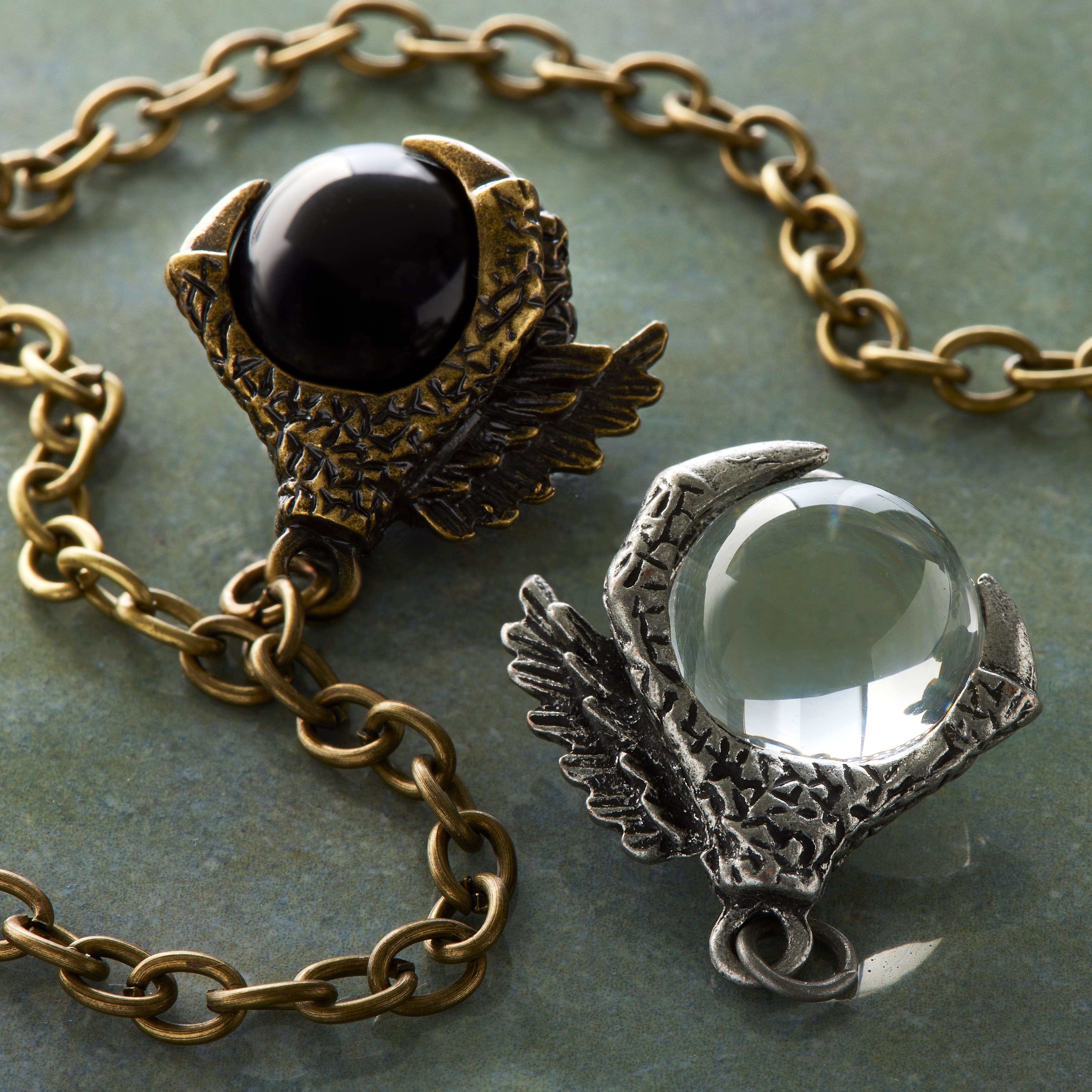 Found Objects&#x2122; Oxidized Brass Dragon Claw Charms By Bead Landing&#x2122;