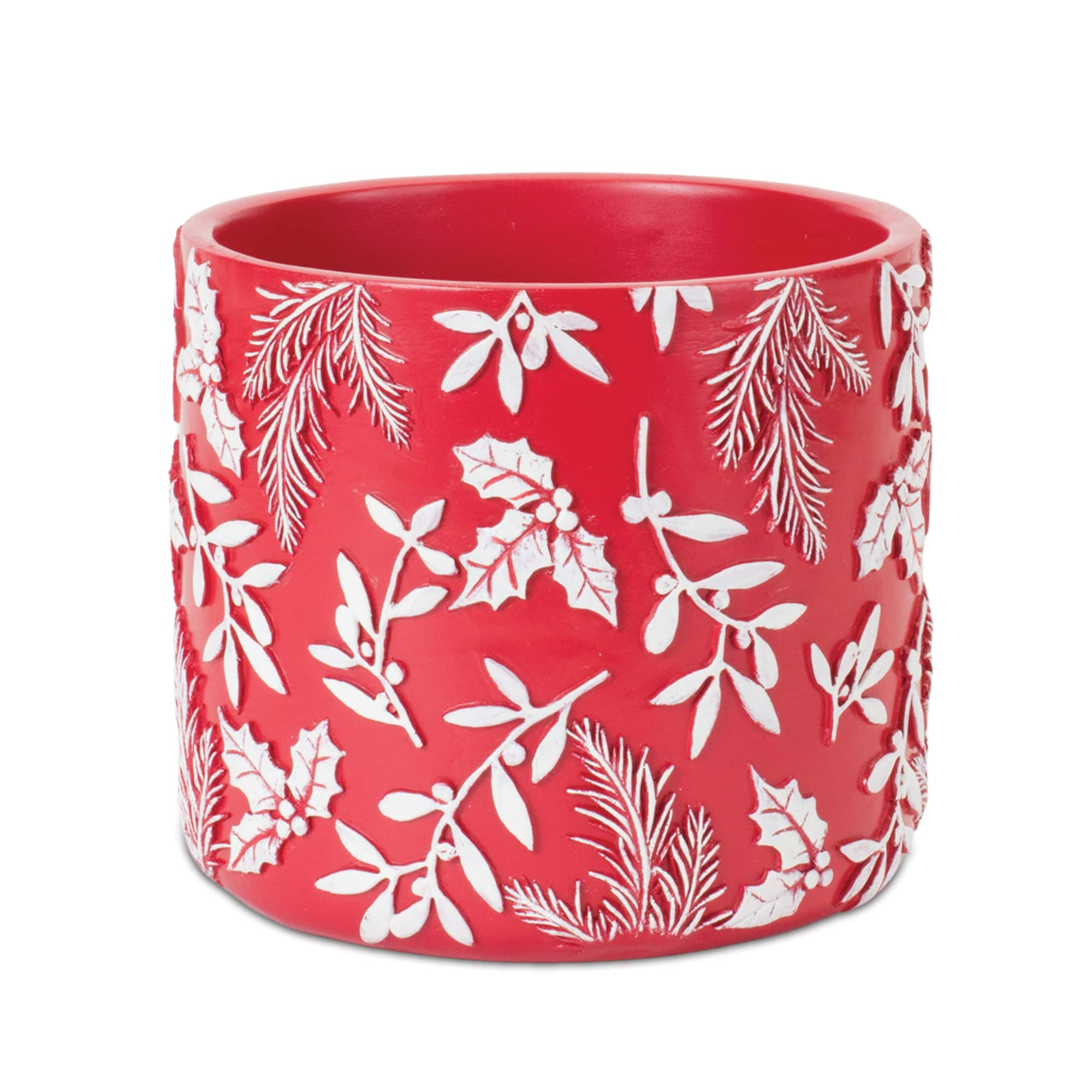 Red Winter Foliage Planter Set