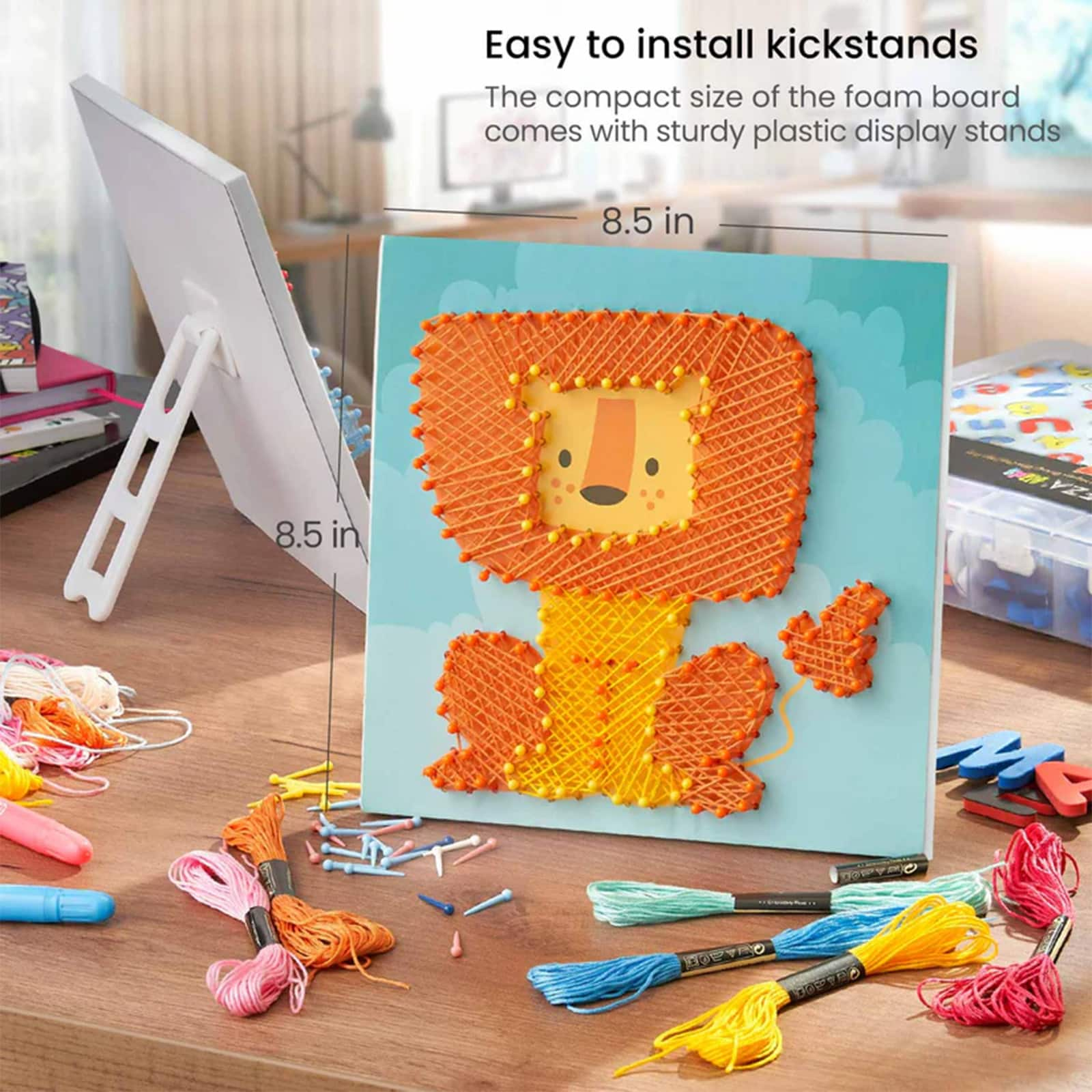 Arteza&#xAE; Kids String Art Animal Set