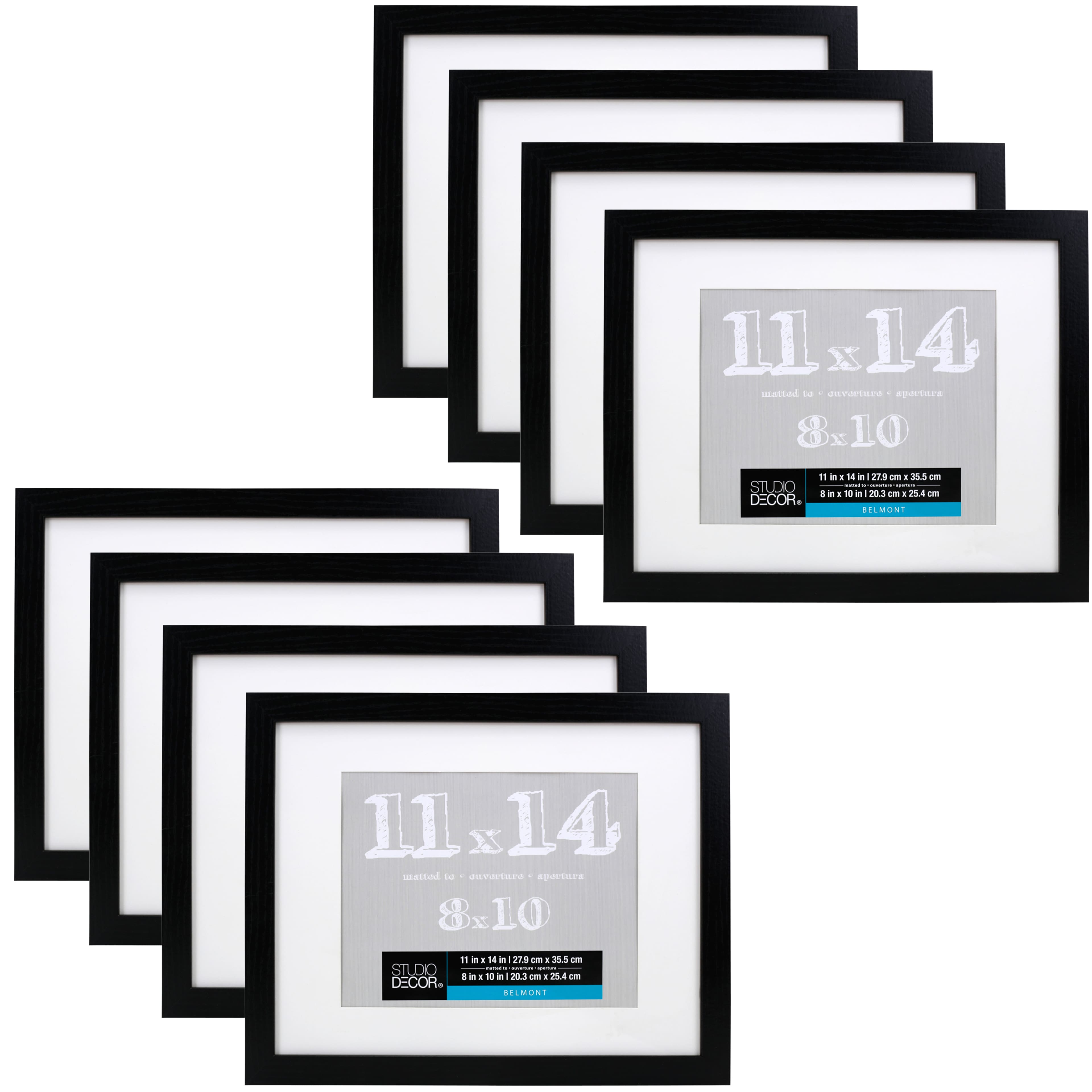 5 Pack: Black Thin 16 x 20 Float Frame, Basics by Studio Décor®