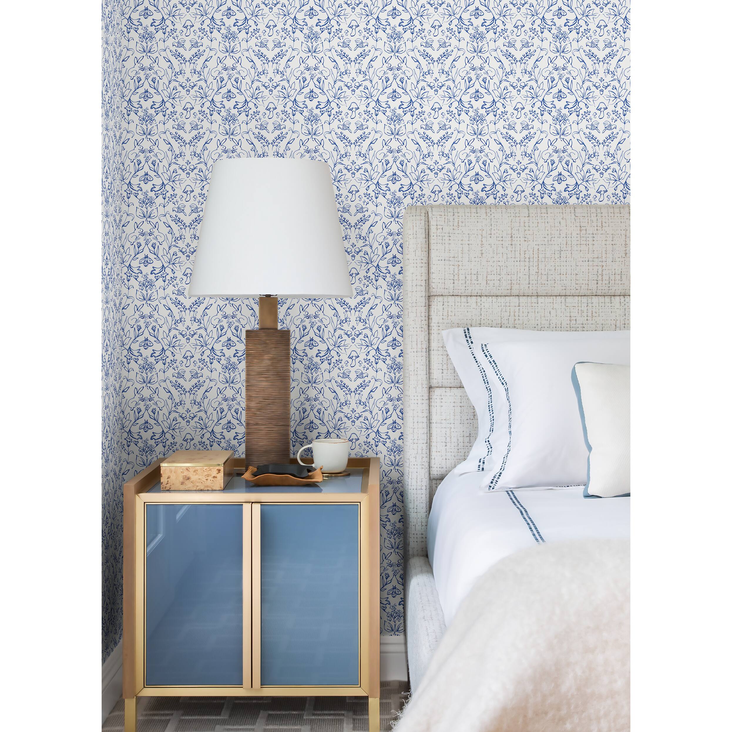 RoomMates Meadow Blue Peel &#x26; Stick Wallpaper