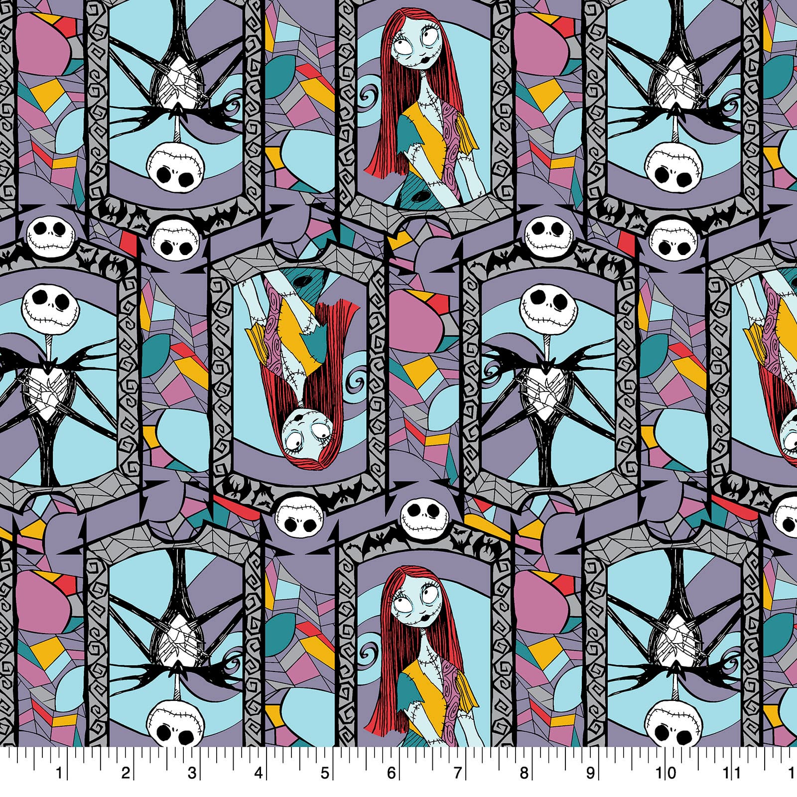 Disney&#xAE; Nightmare Before Christmas Sally &#x26; Jack Cotton Fabric