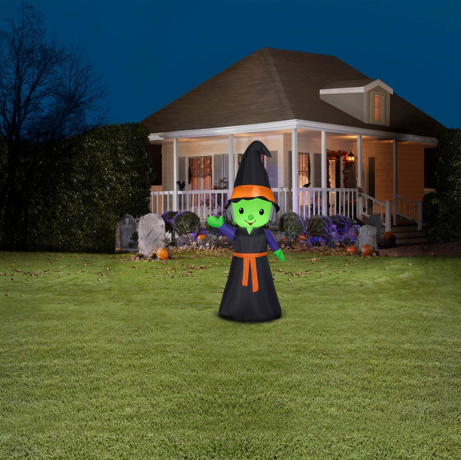 4ft. Airblown® Halloween Inflatable Cute Witch
