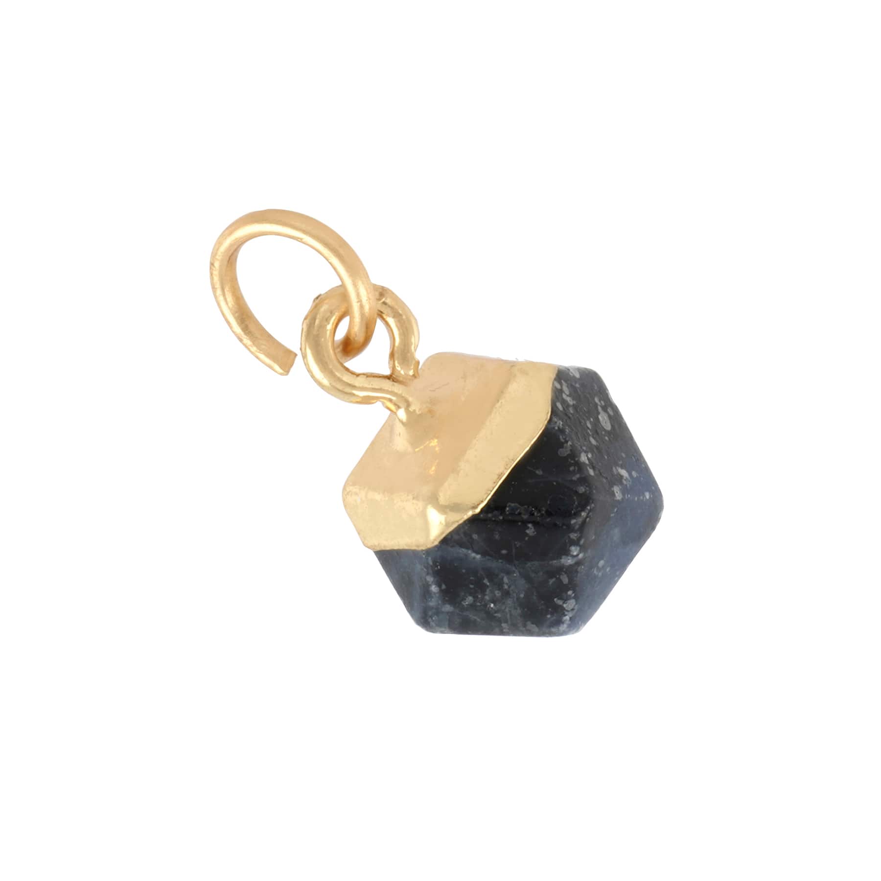 Natural Stone Faceted Ball Charm by Bead Landing™