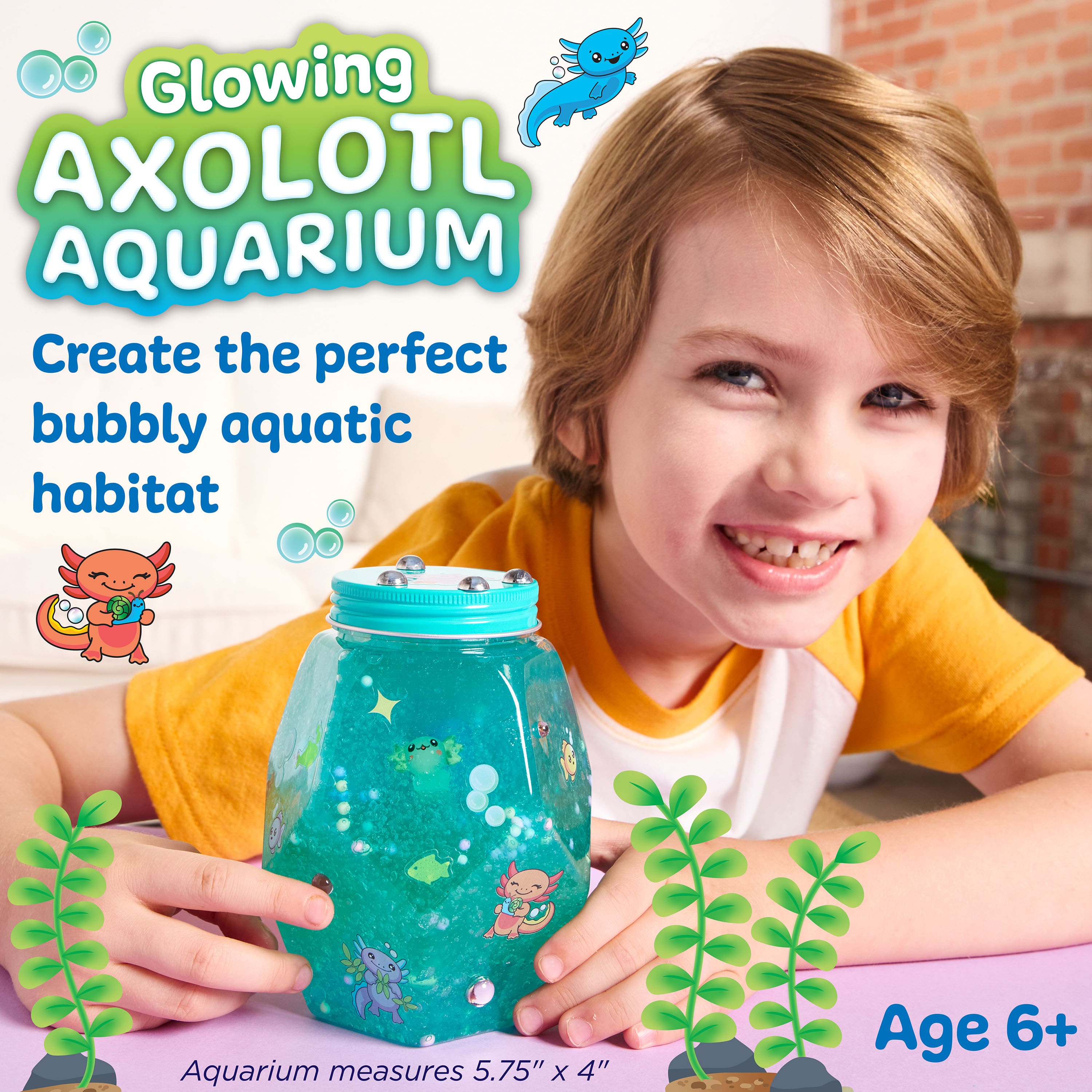 Creativity for Kids&#xAE; Glowing Axolotl Aquarium