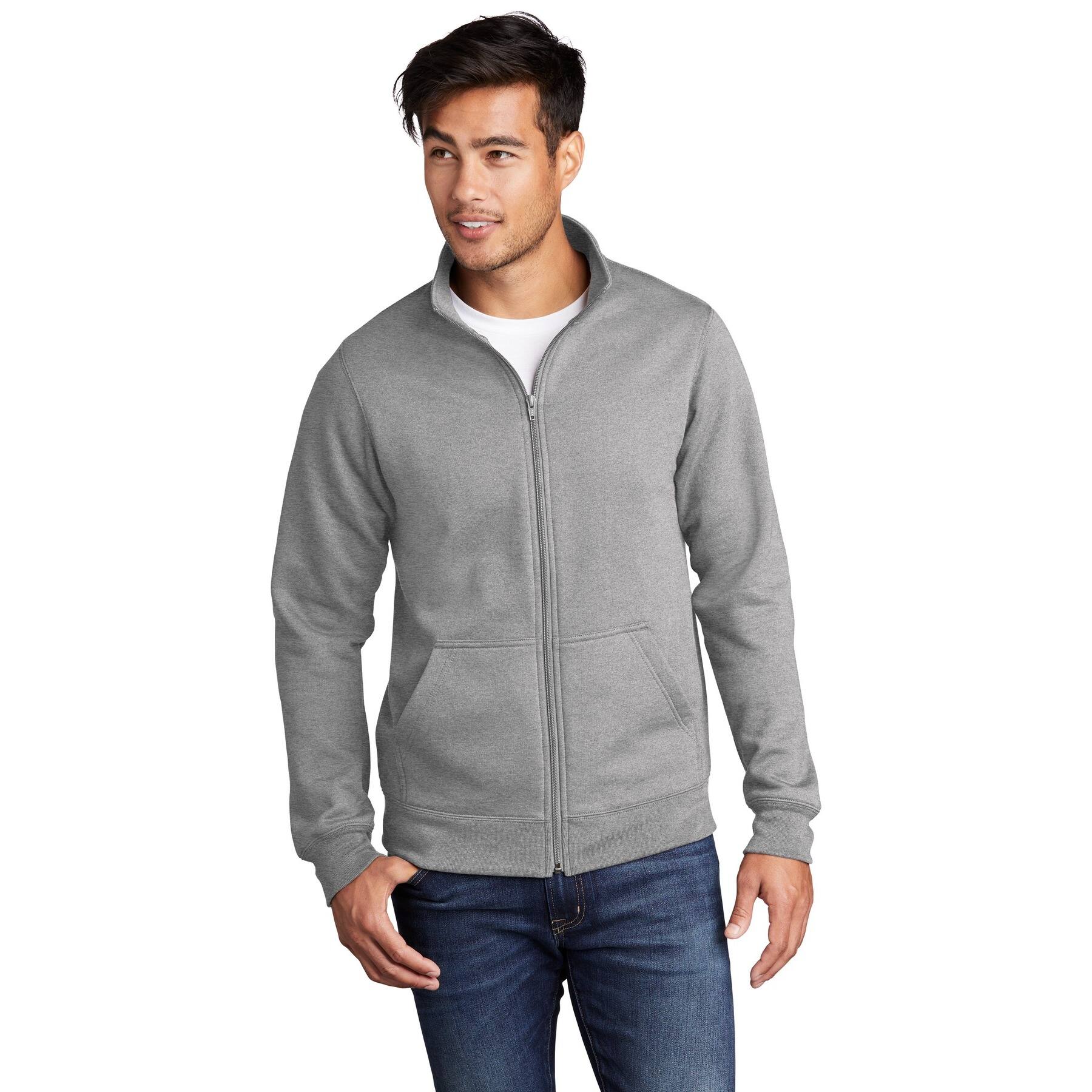 Port & Company® Core Fleece Cadet Full-Zip Adult Unisex Sweatshirt
