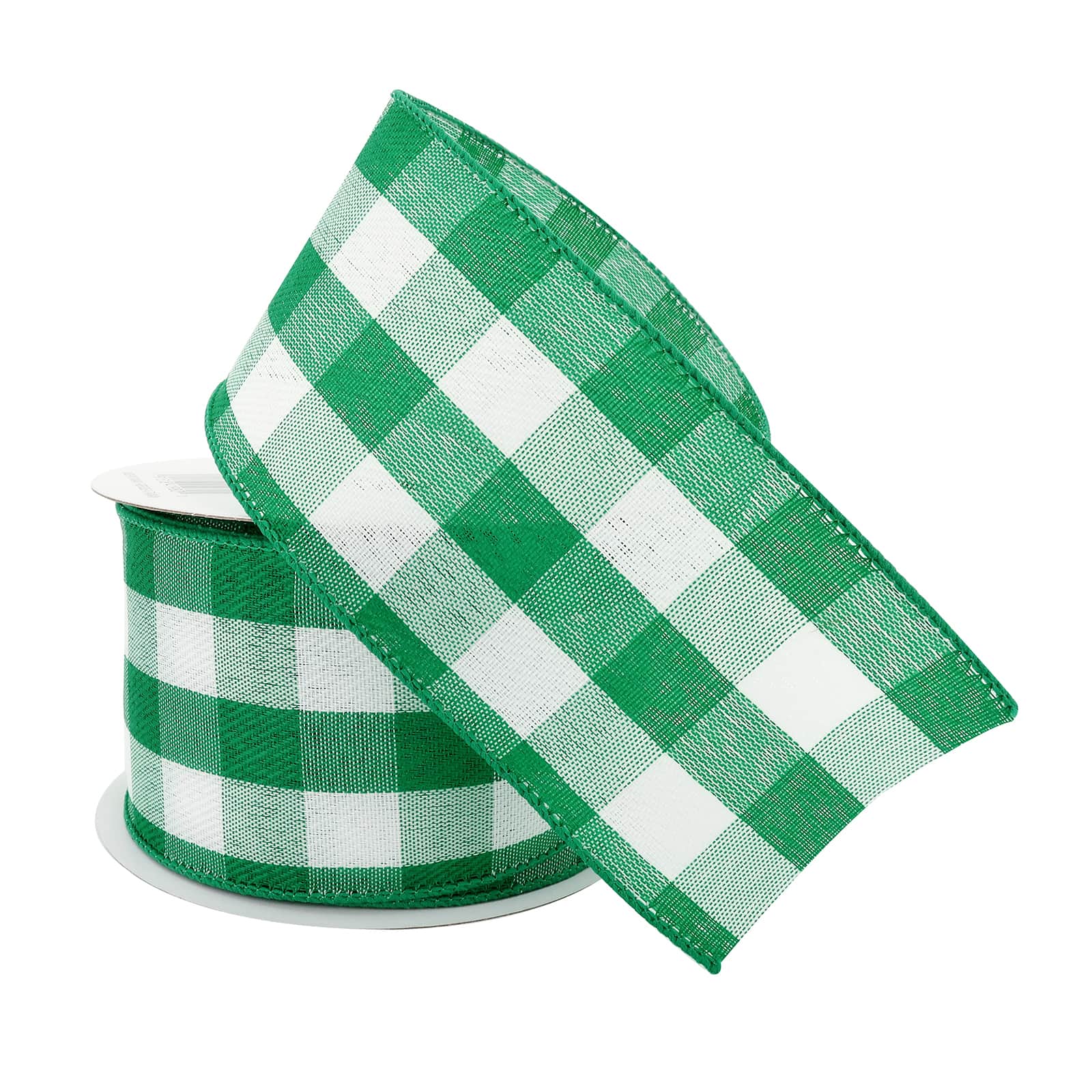 12 Pack: 2.5" x 8.3yd. Wired Gingham Ribbon by Celebrate It™