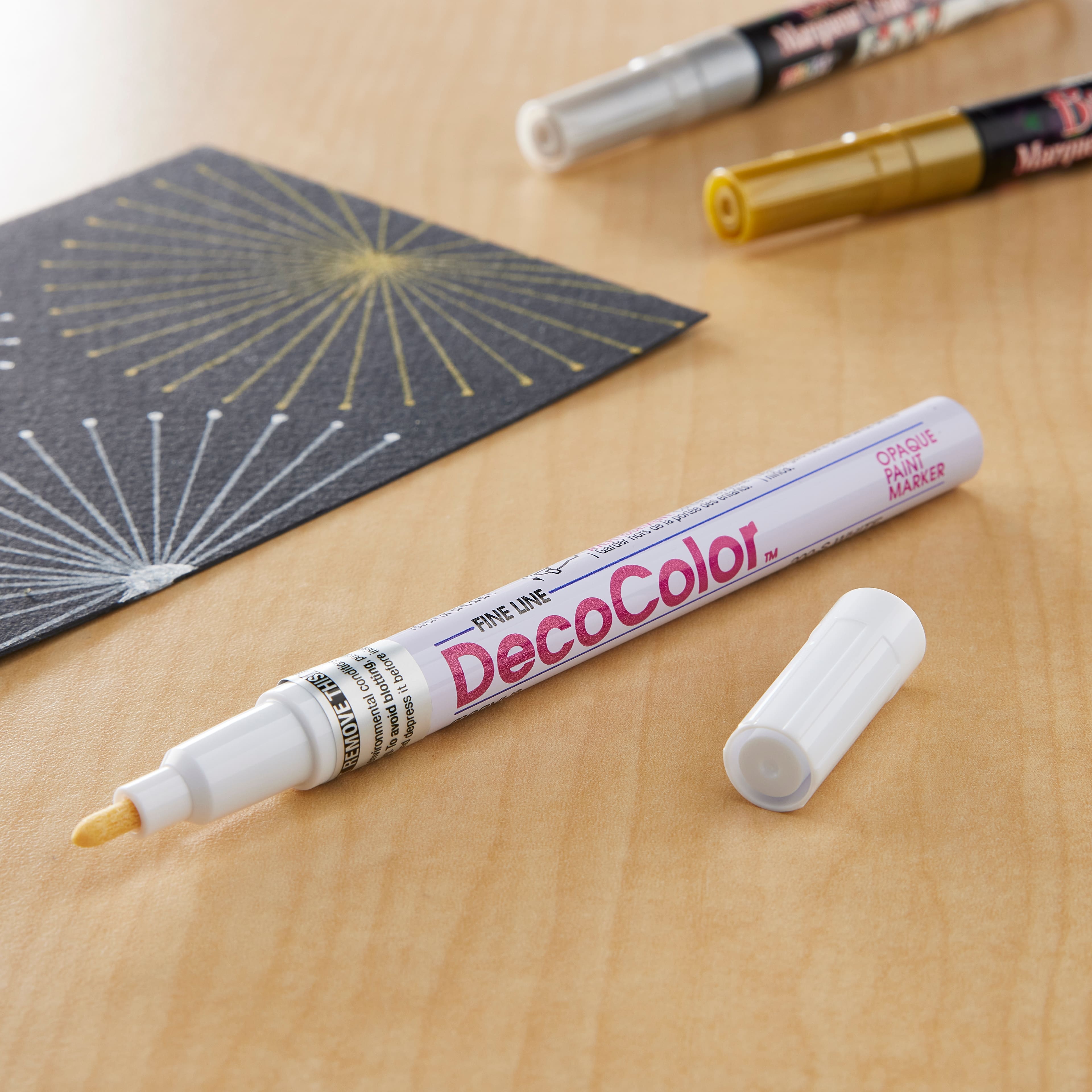 12 Pack: DecoColor&#x2122; Fine Tip Acrylic Paint Marker