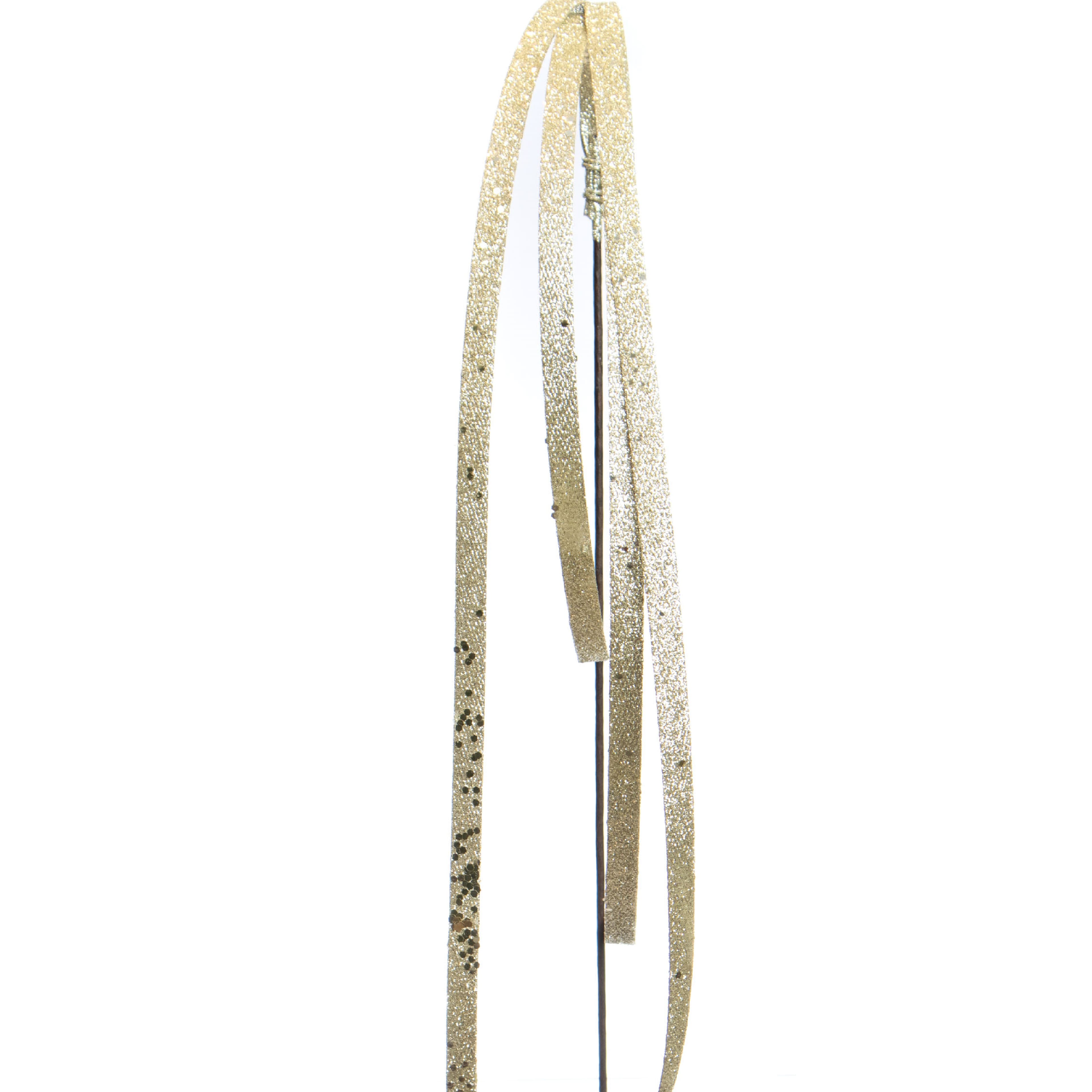 23&#x22; Hanging Gold Glitter Ribbon Stem by Ashland&#xAE;