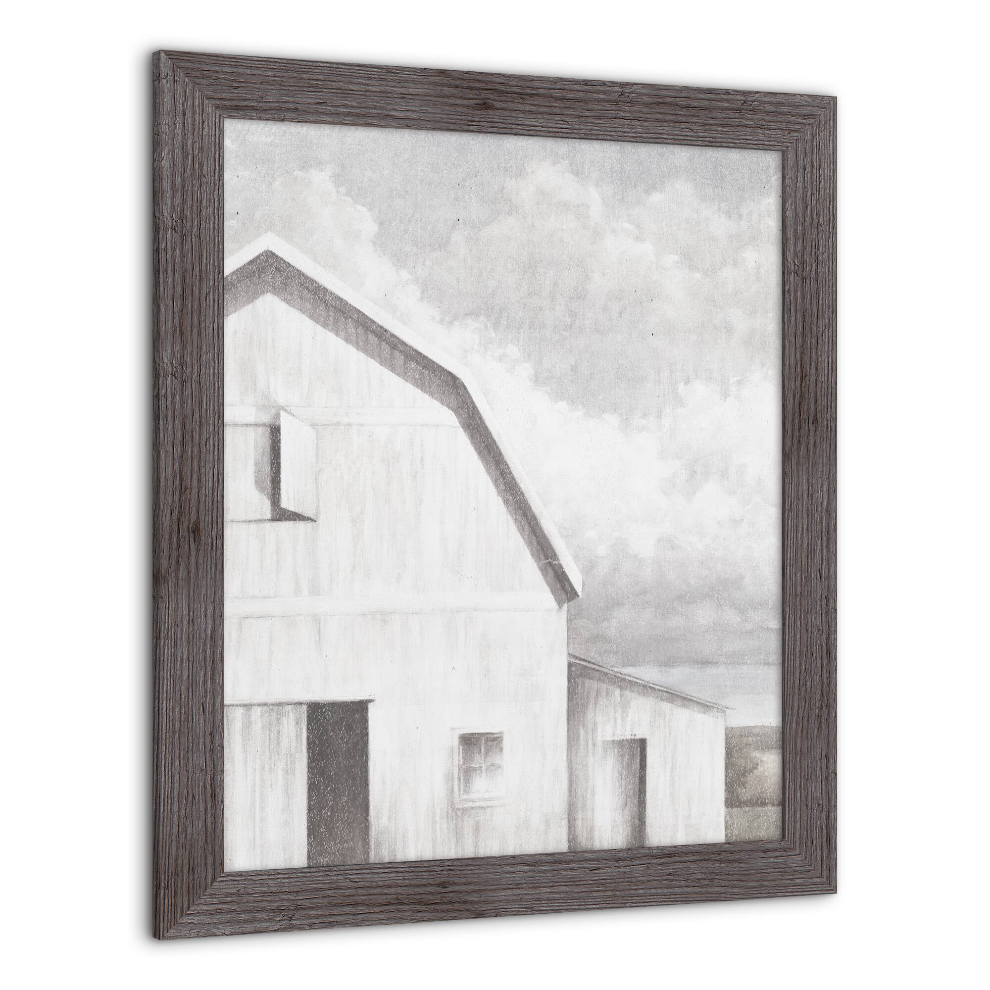 Neutral Barn Framed Print Wall Hanging