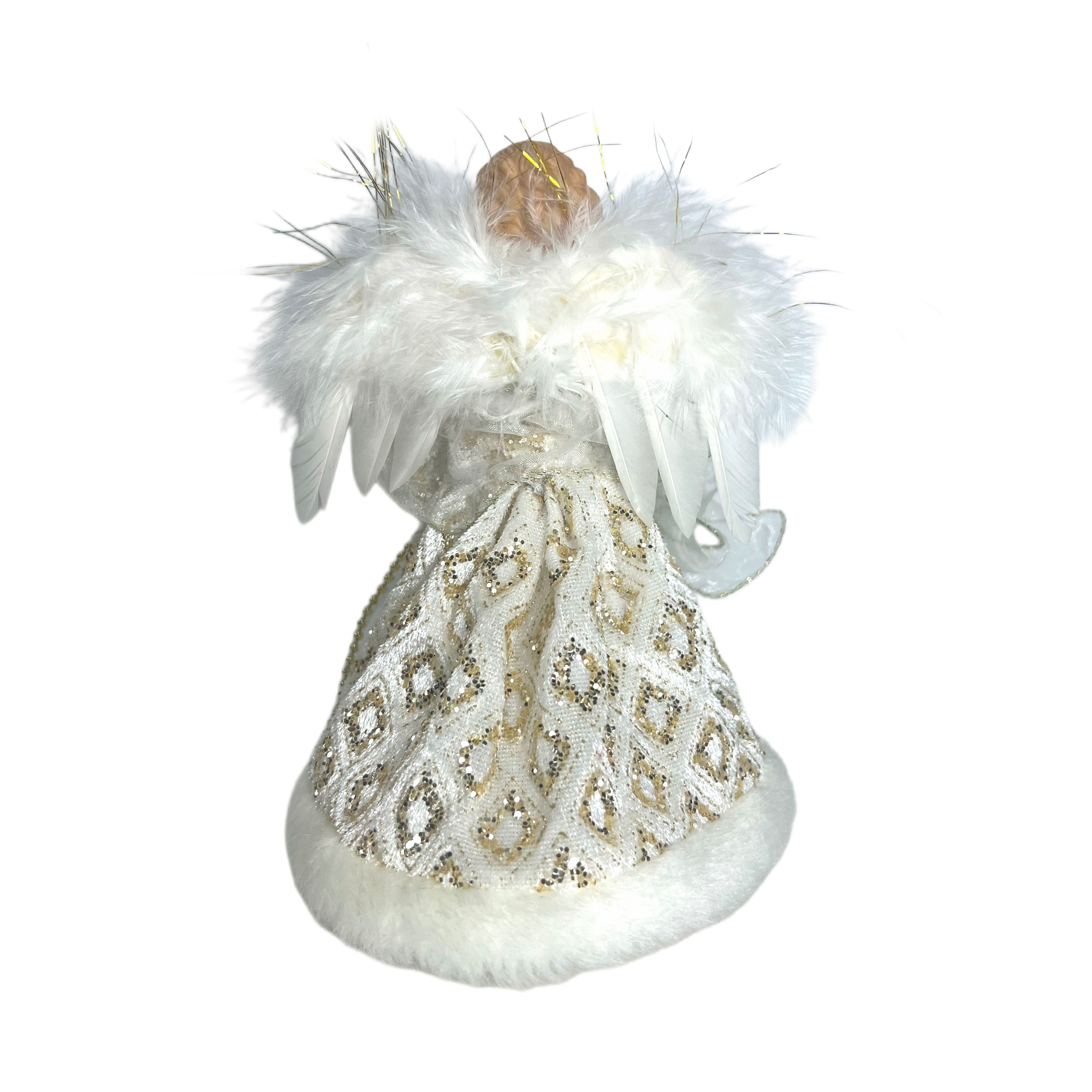 7&#x22; White &#x26; Gold Angel D&#xE9;cor by Ashland&#xAE;